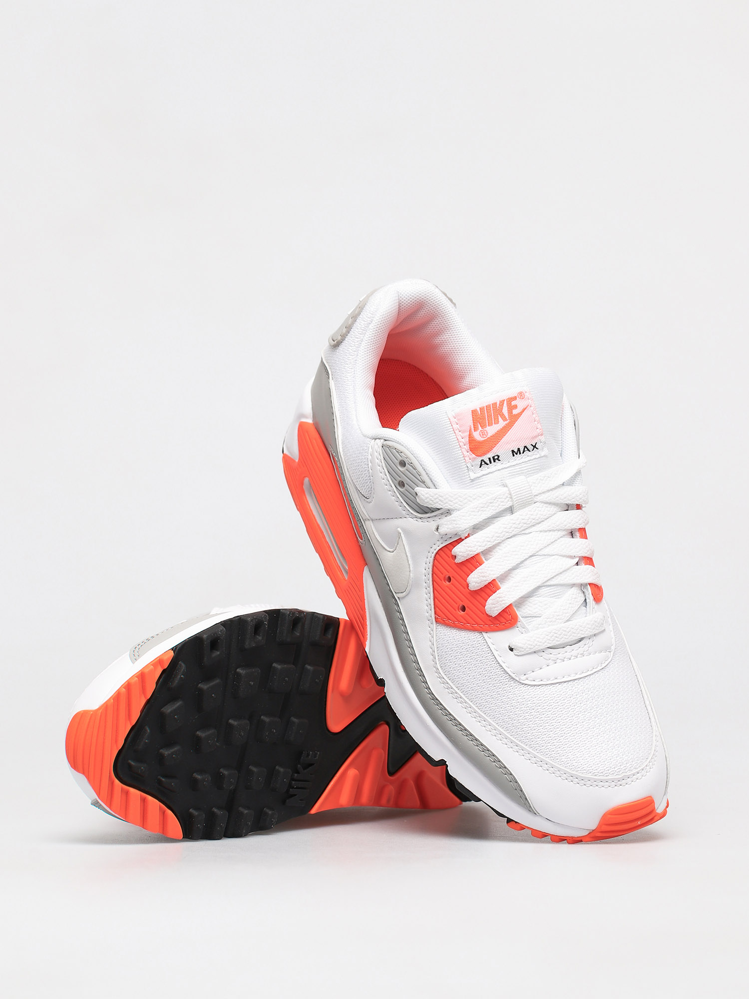 Topánky Nike Air Max 90 (white/white hyper orange lt smoke grey)