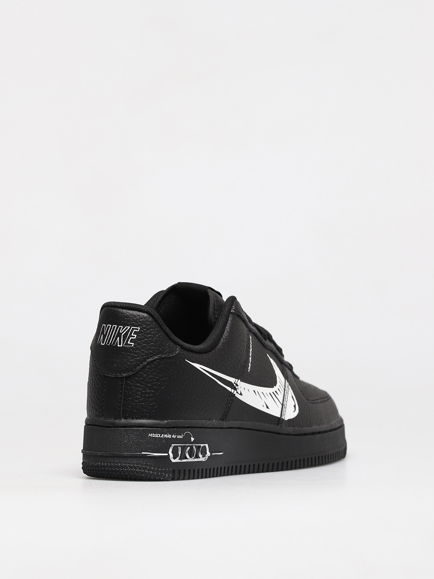 Topánky Nike Air Force 1 Lv8 Utility (black/white black)