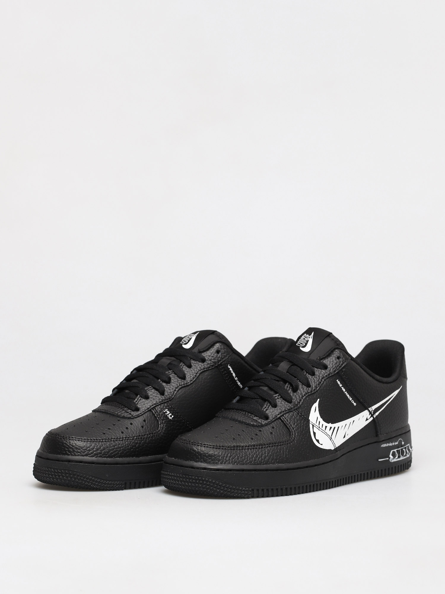 Topánky Nike Air Force 1 Lv8 Utility (black/white black)