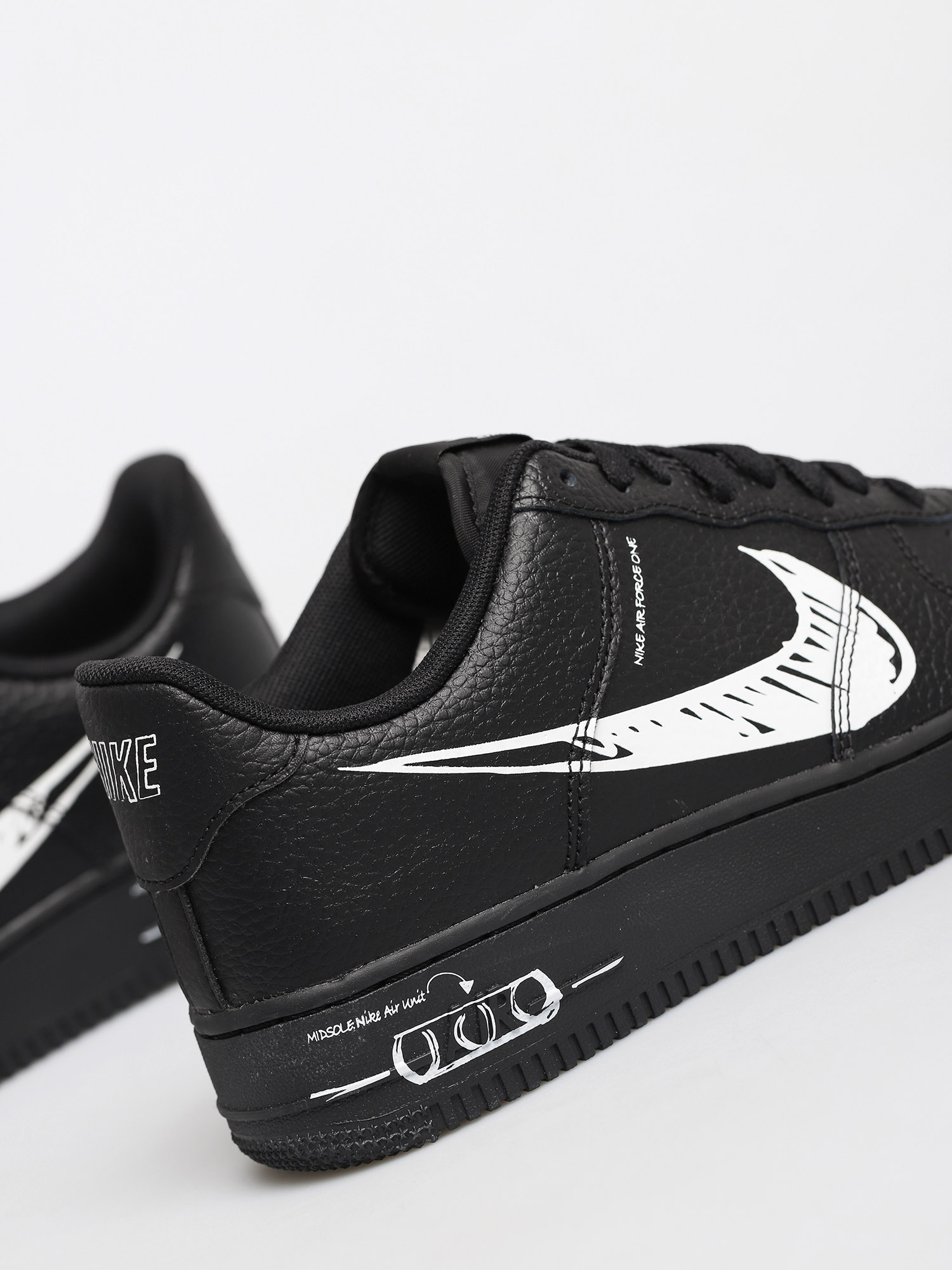 Topánky Nike Air Force 1 Lv8 Utility (black/white black)