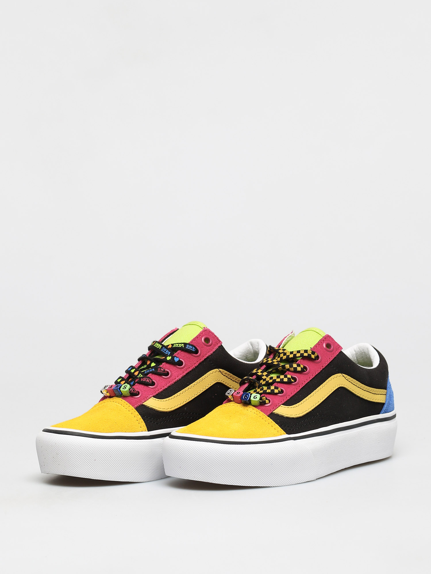 Topánky Vans Old Skool Platform (vans beads/multi/true white)