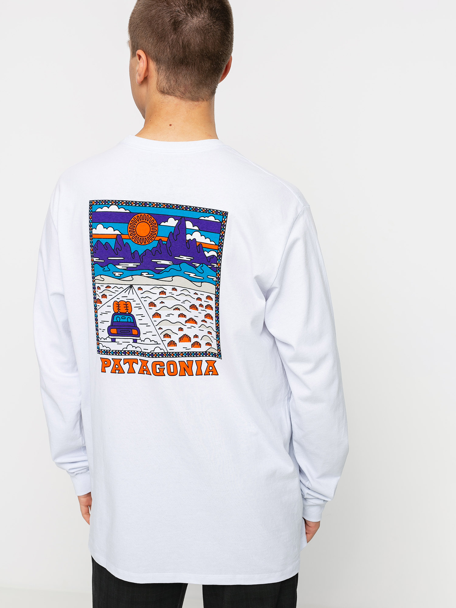 Triko Patagonia Summit Road Responsibili (white)