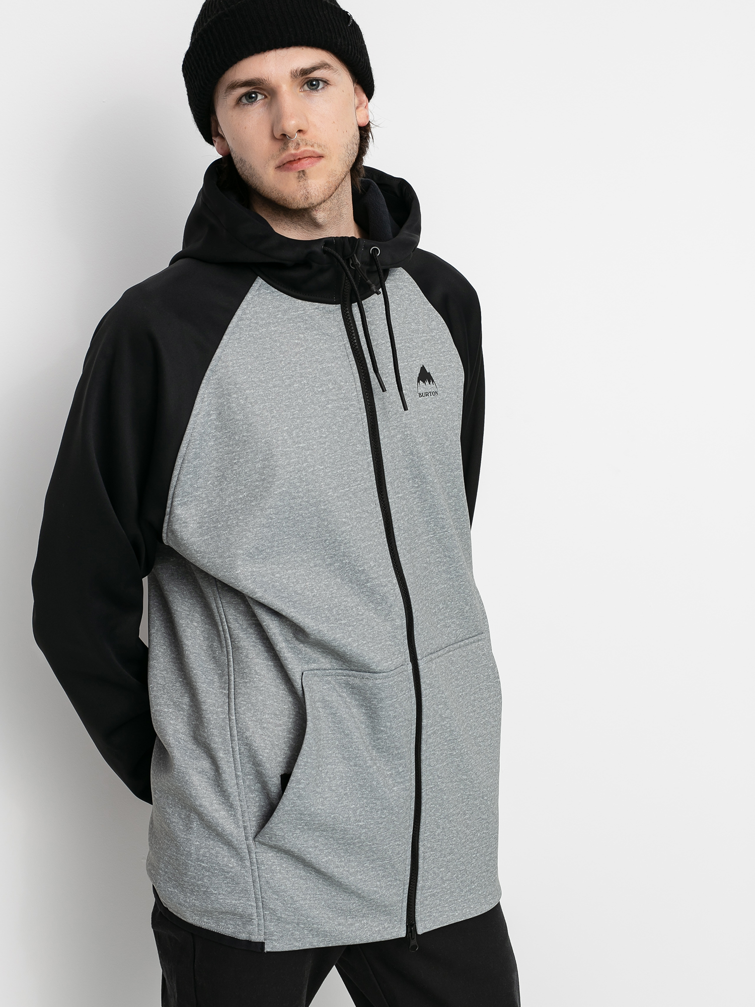 Pánska Termomikina Burton Crown Weatherproof ZHD (gray heather/true black)