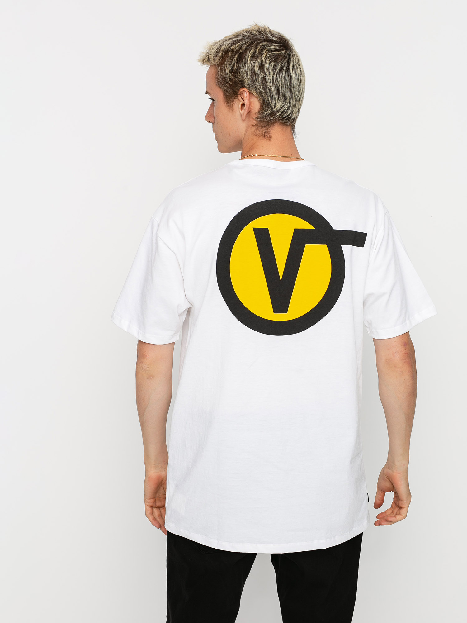 Tričko Vans Classic Circle V (white)