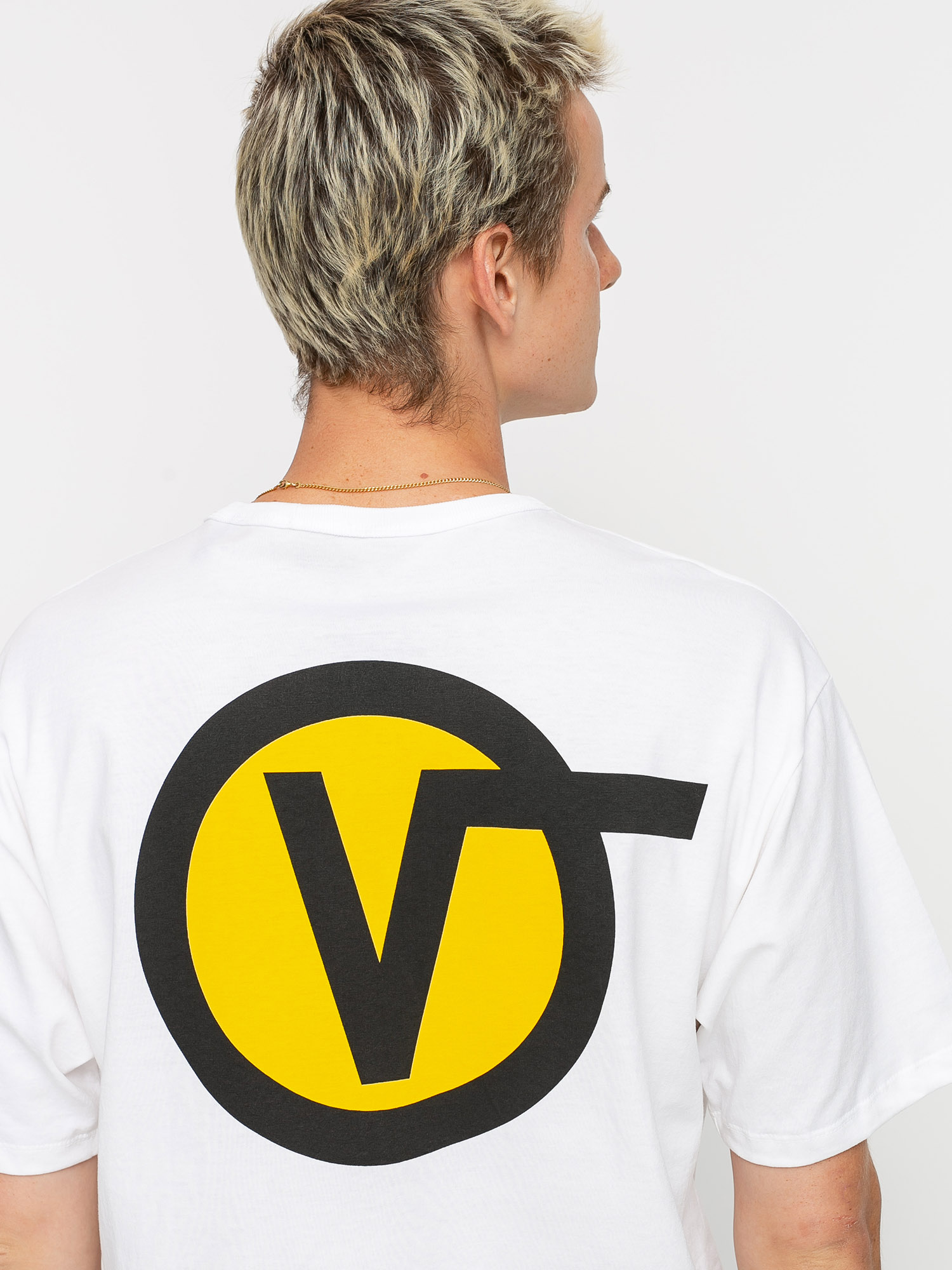 Tričko Vans Classic Circle V (white)