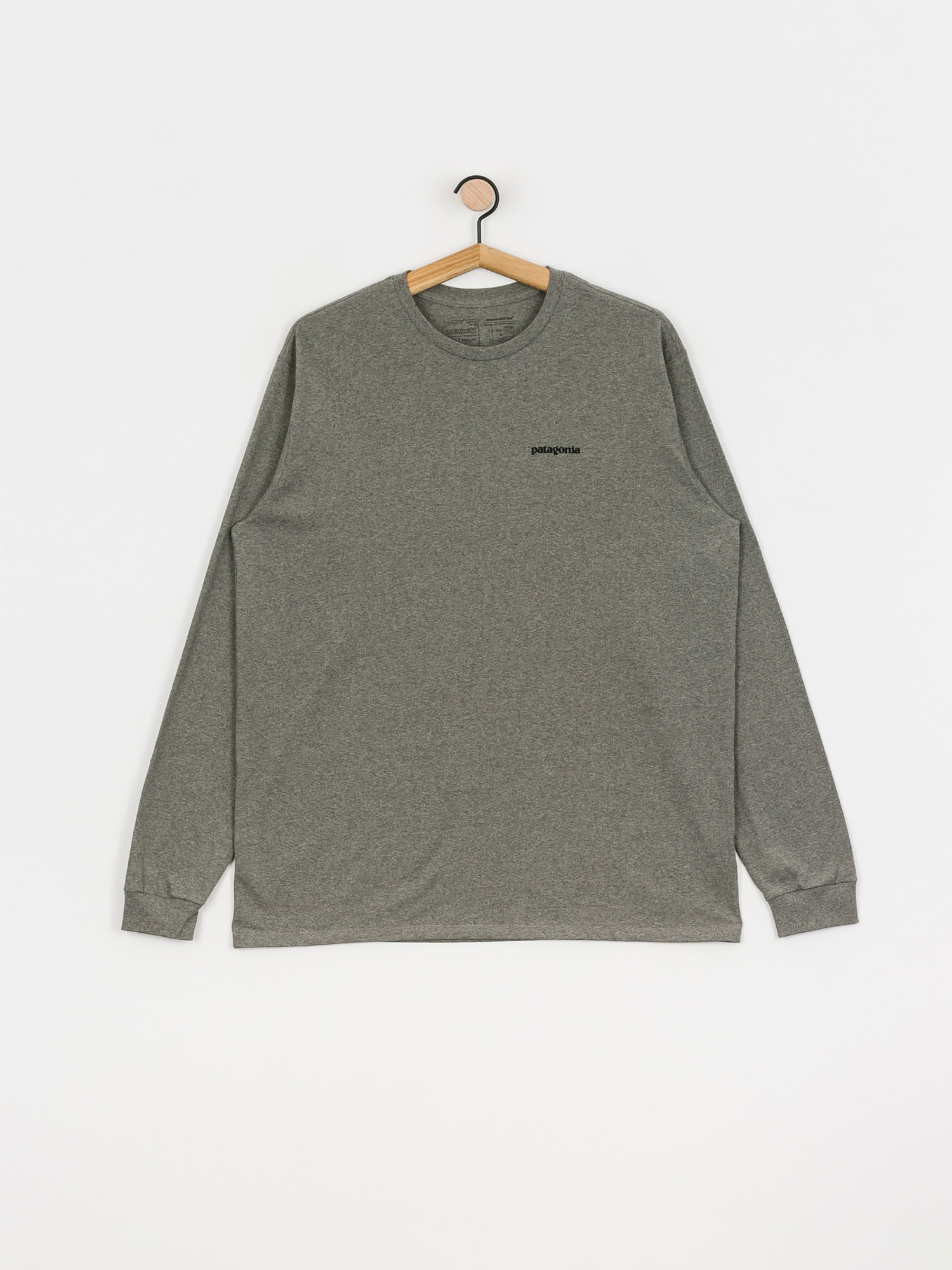 Triko Patagonia P 6 Logo Responsibili (gravel heather)