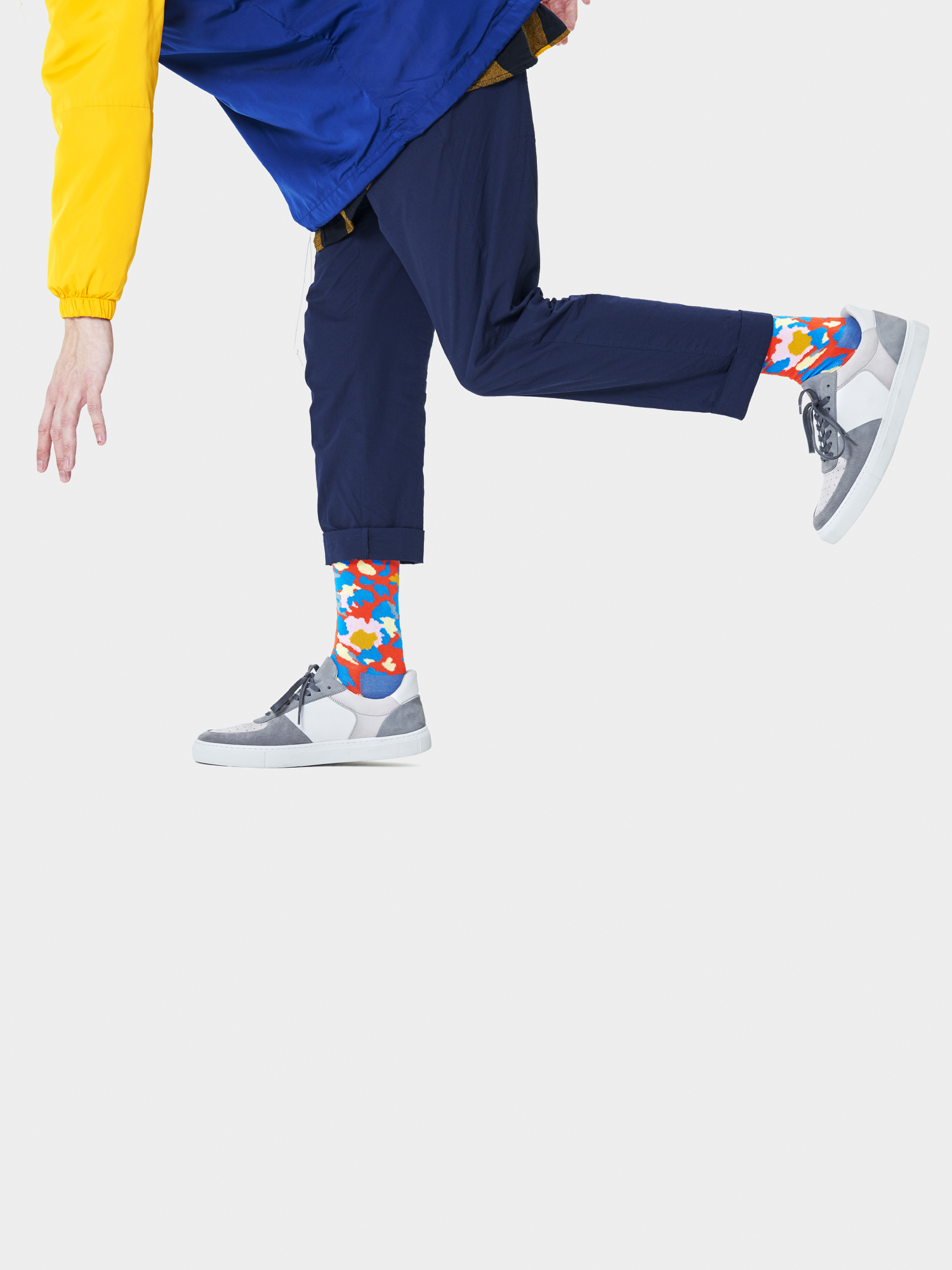 Ponožky Happy Socks Wool New Leo (orange/blue)