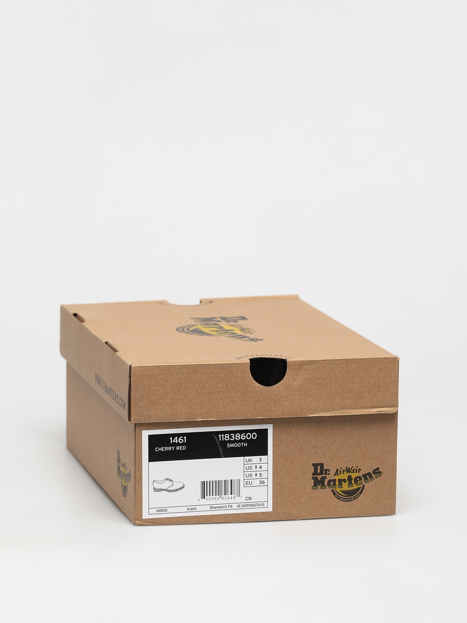 Topánky Dr. Martens 1461 (smooth cherry red)