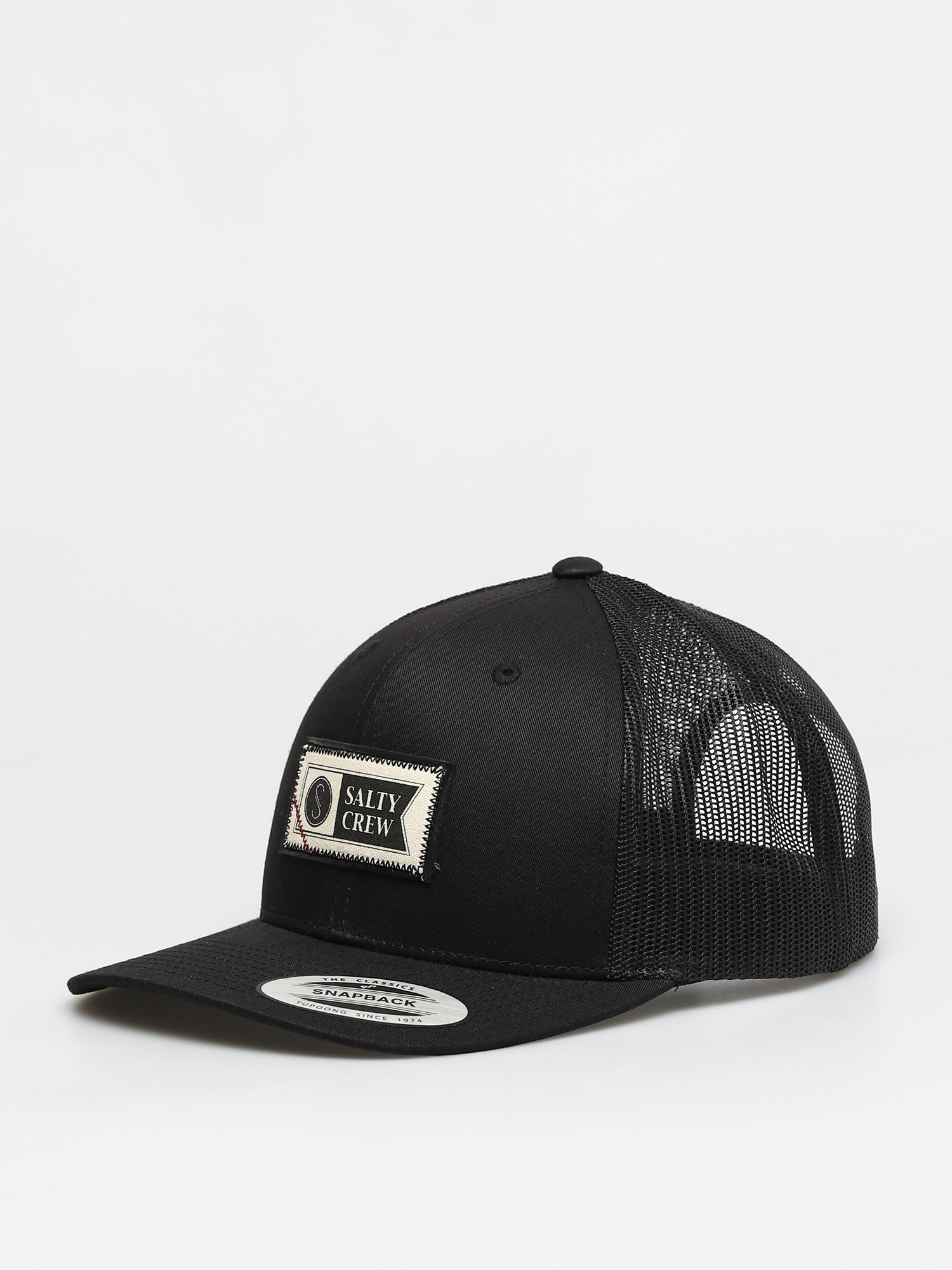 Šiltovka Salty Crew Topstitch Retro Trucker ZD (black)