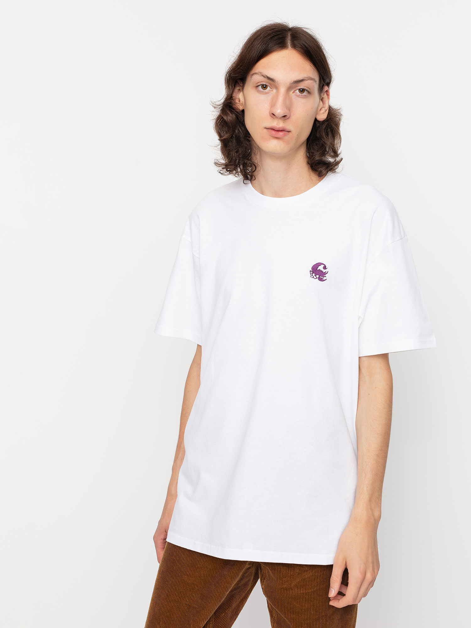 Tričko Carhartt WIP Scorpions (white/boysenberry)