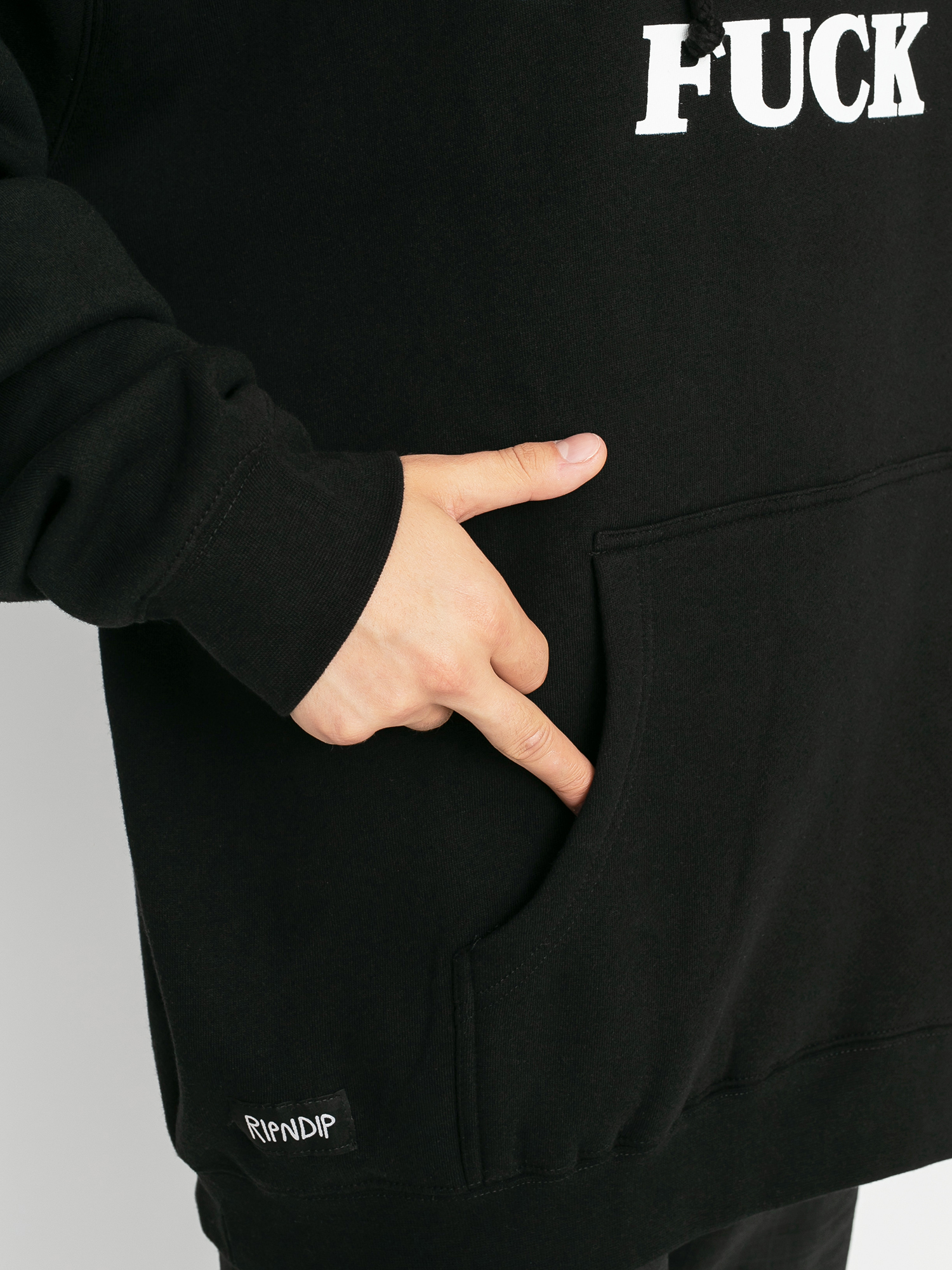 Mikina s kapucňou RipNDip Fucking Fuck HD (black)