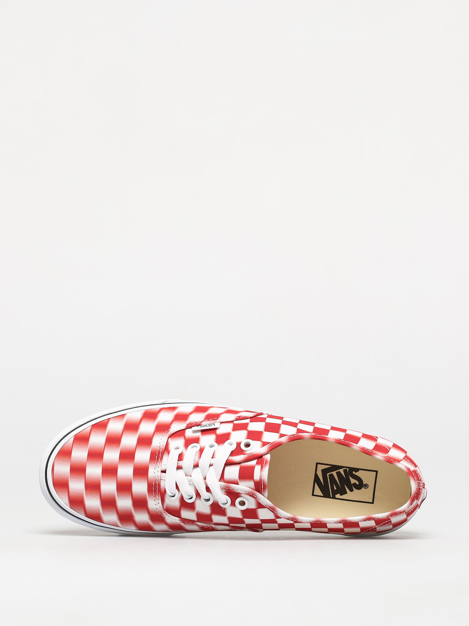Topánky Vans Authentic (blur check/true white/red)