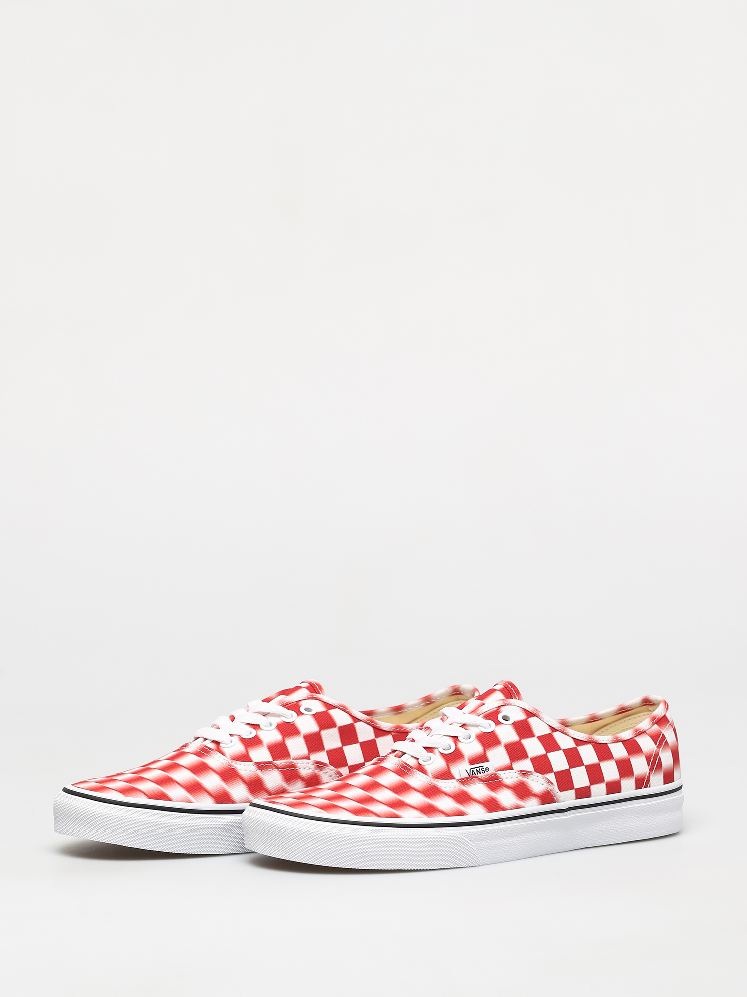 Topánky Vans Authentic (blur check/true white/red)