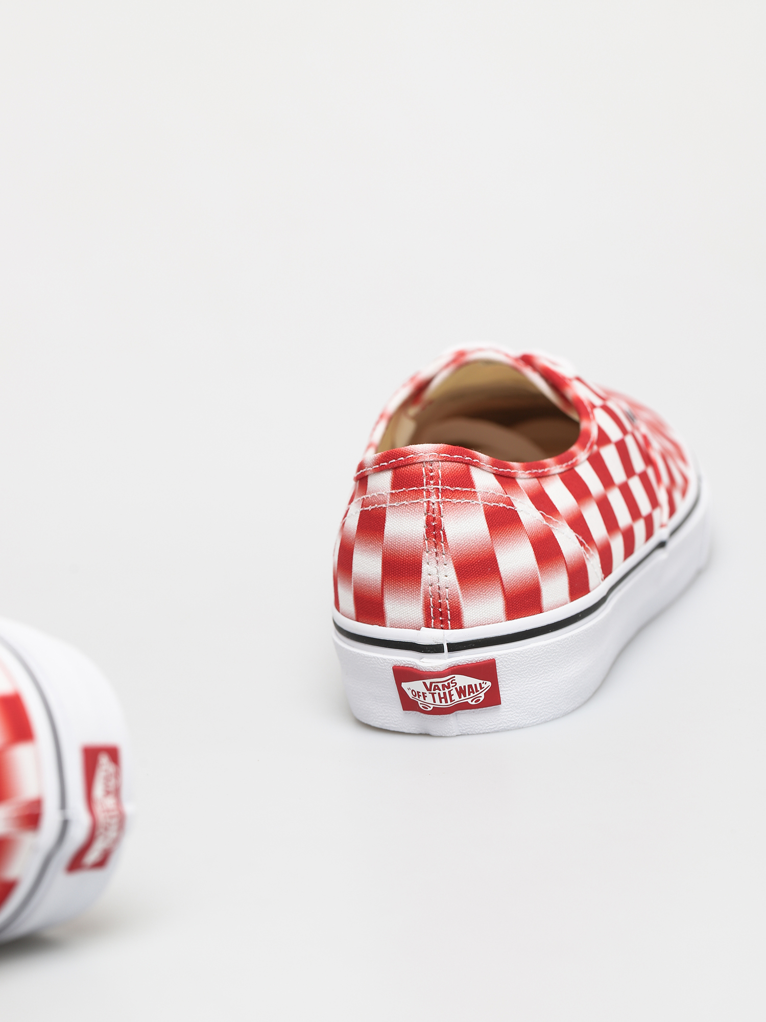 Topánky Vans Authentic (blur check/true white/red)
