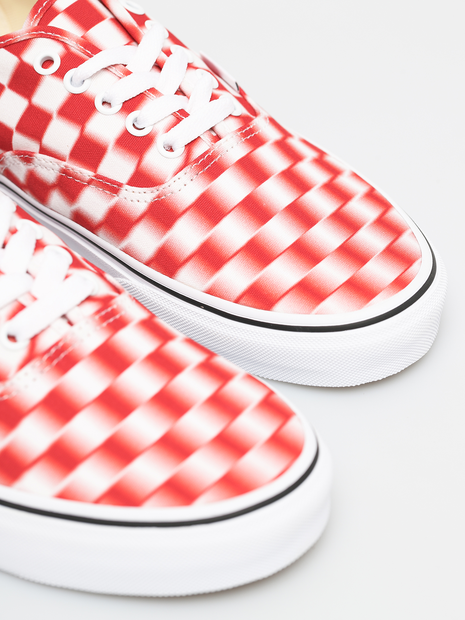 Topánky Vans Authentic (blur check/true white/red)