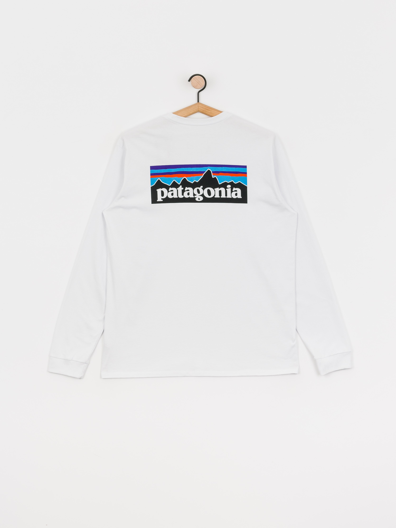 Triko Patagonia P 6 Logo Responsibili (white)
