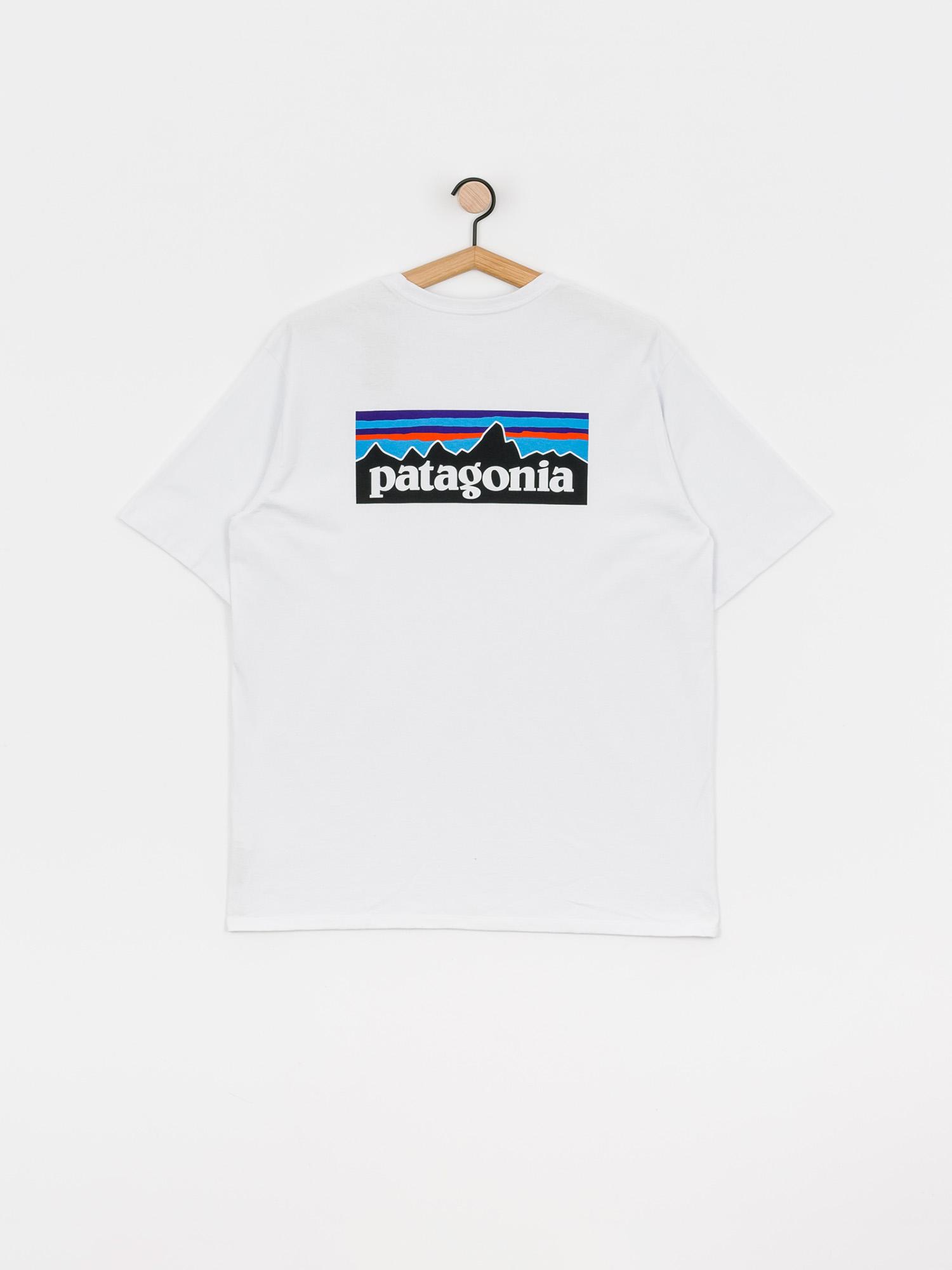 Triu010dko Patagonia P6 Logo Responsibili (white)
