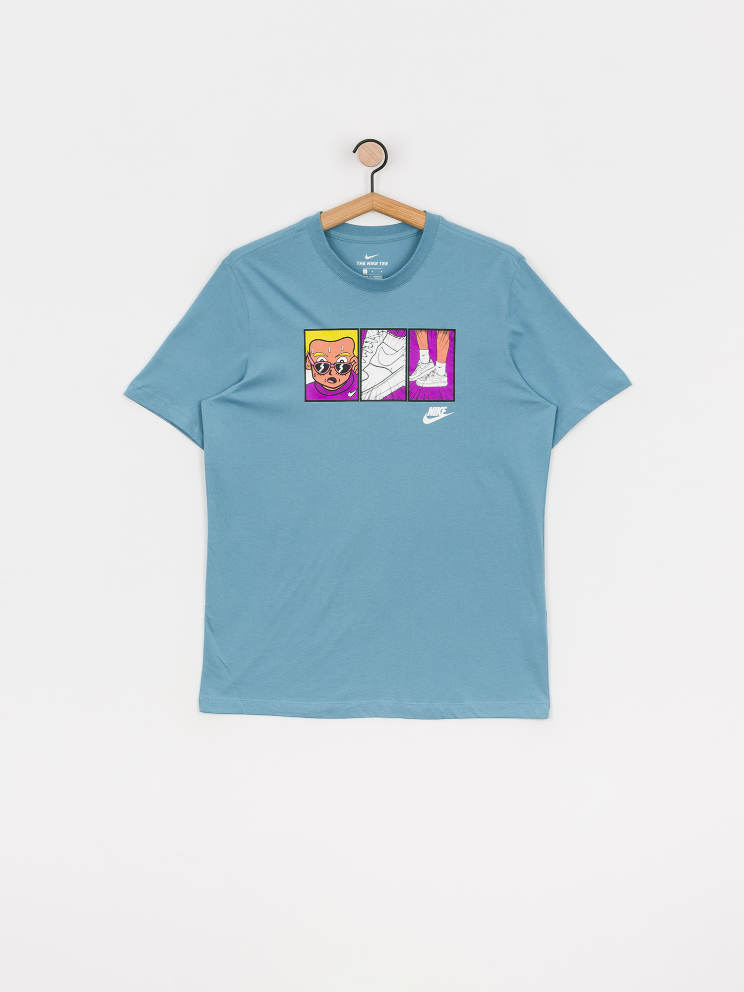 Tričko Nike Sportswear Sneaker (cerulean/white)