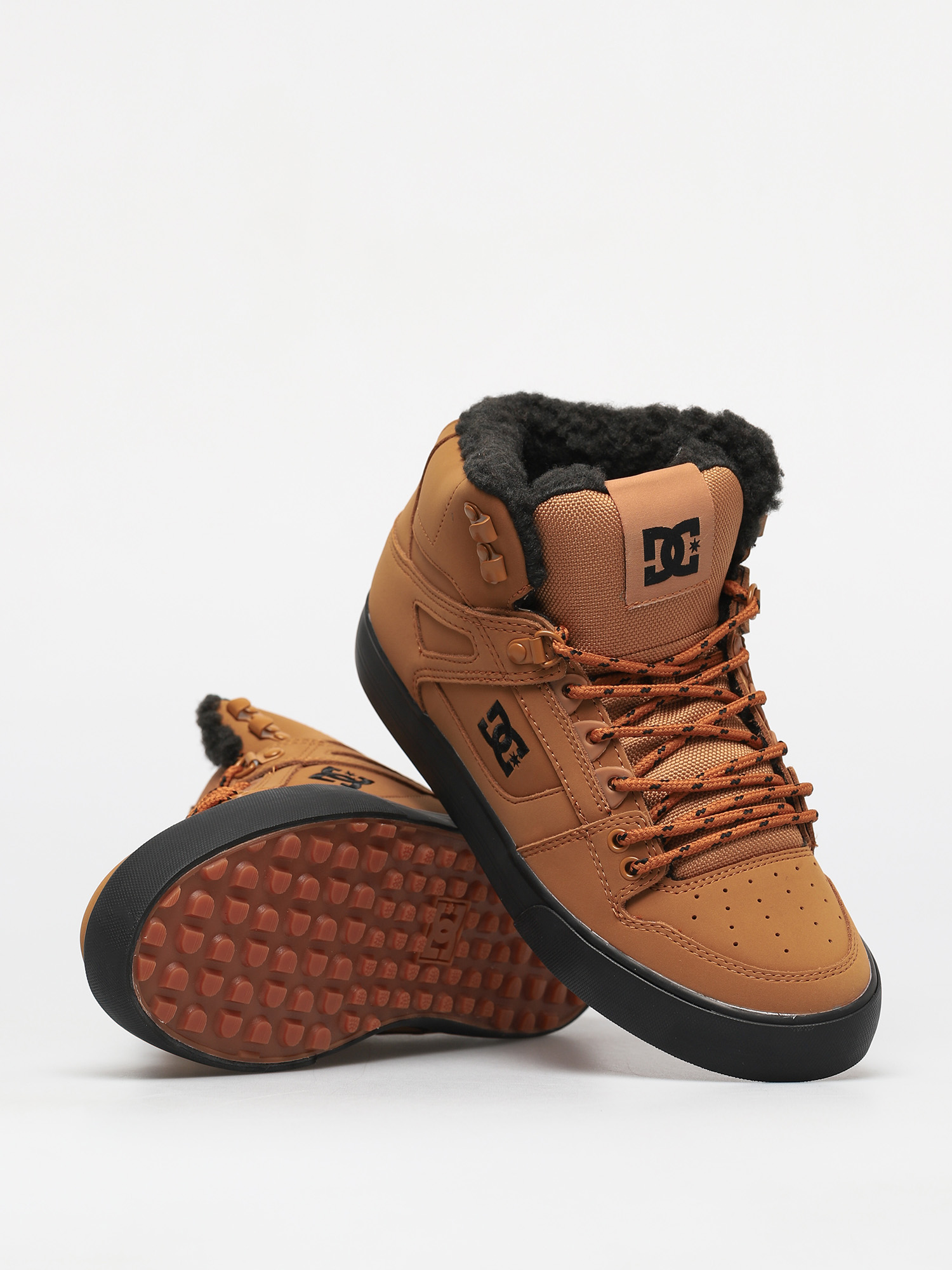 Topánky DC Pure High Top Wc Wnt (wheat/black)