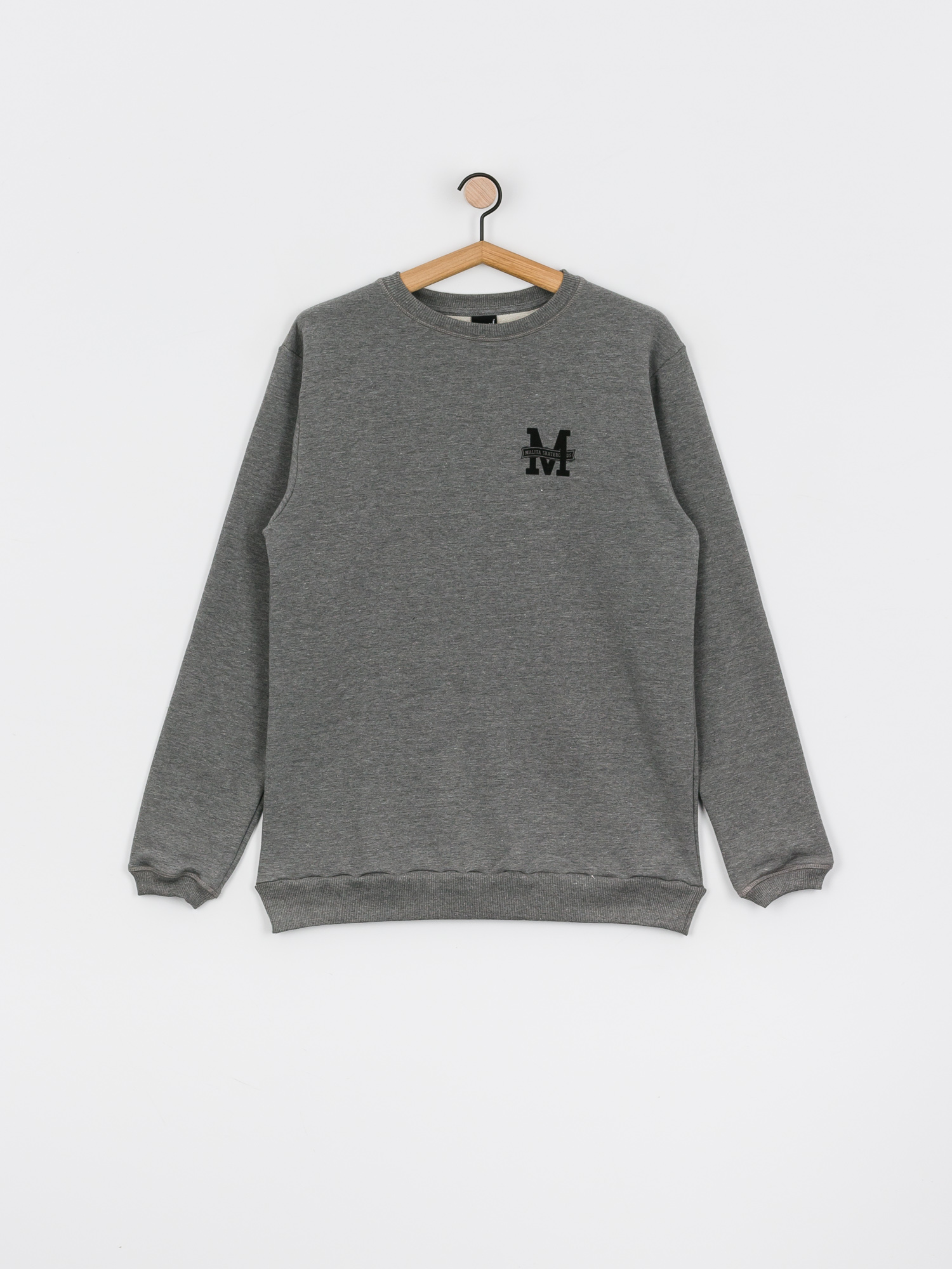 Mikina Malita Logo (heather grey)