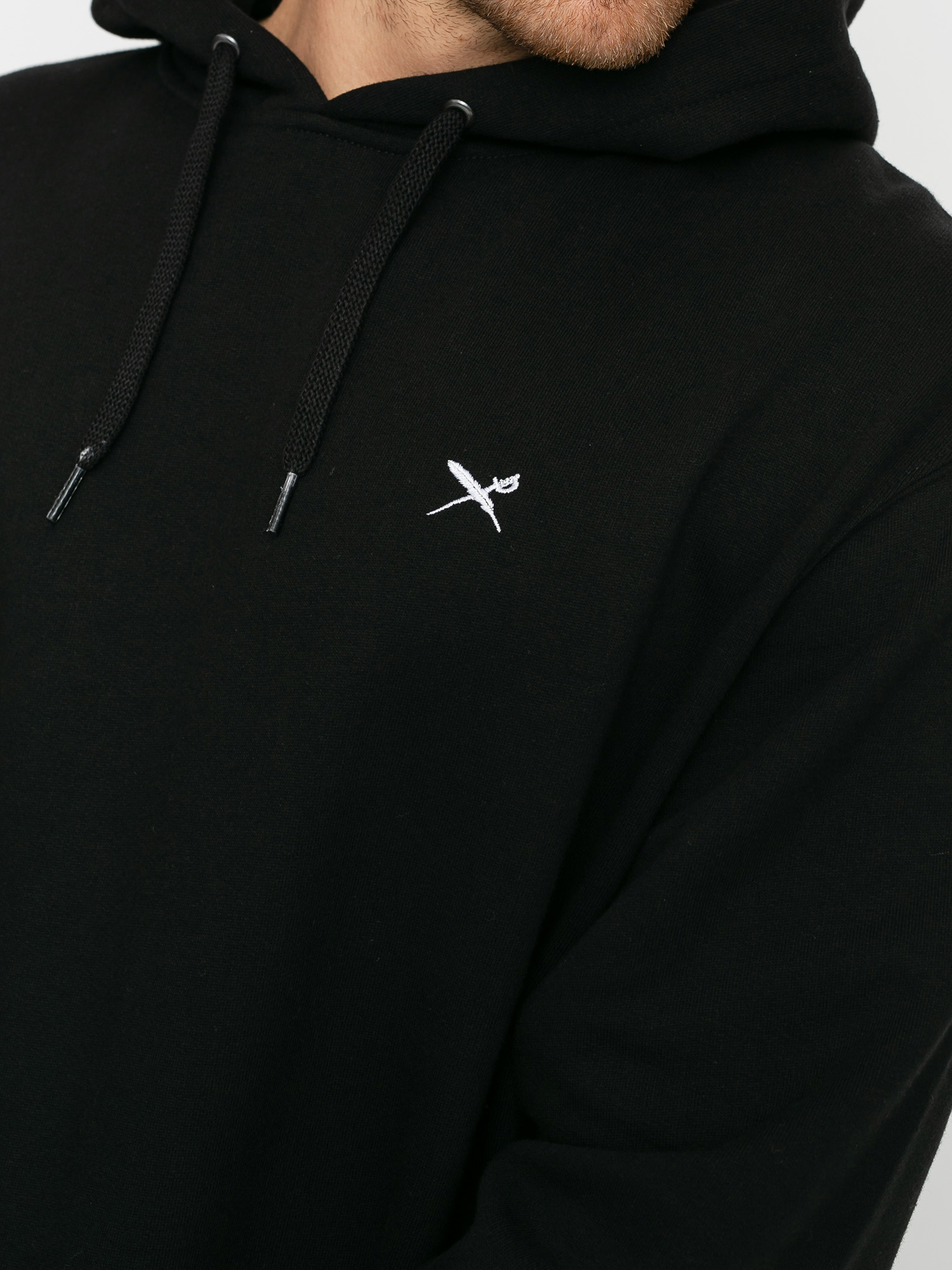 Mikina s kapucňou Iriedaily Mini Flag 2 HD (black)