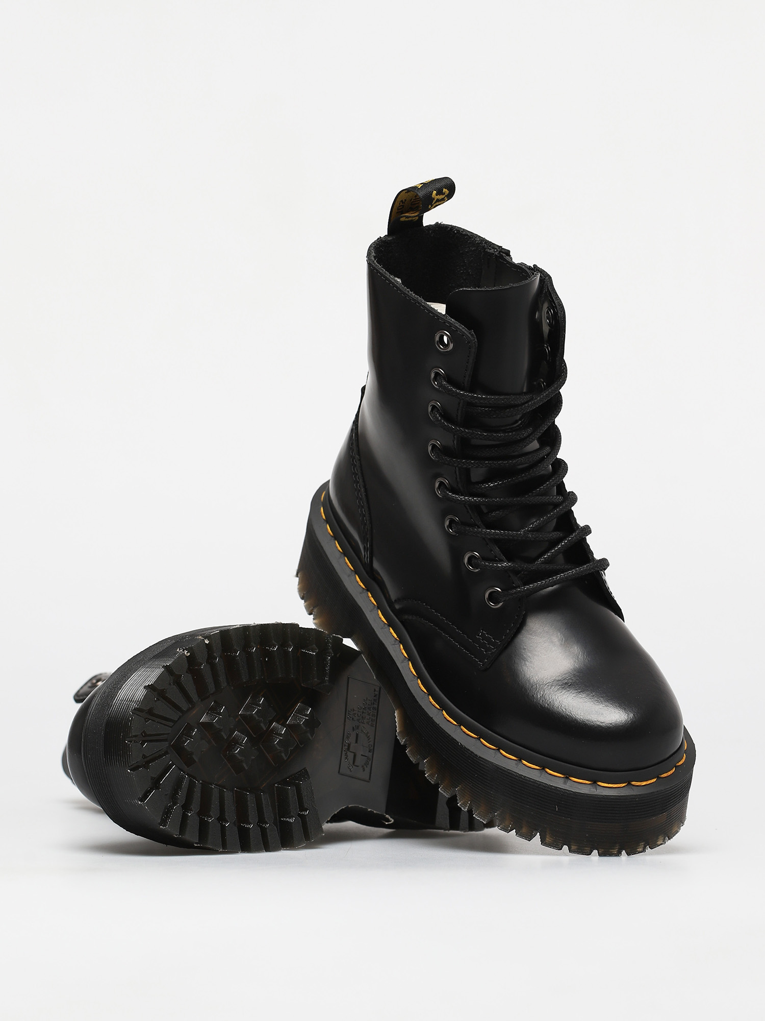 Topánky Dr. Martens Jadon (polished smooth black)