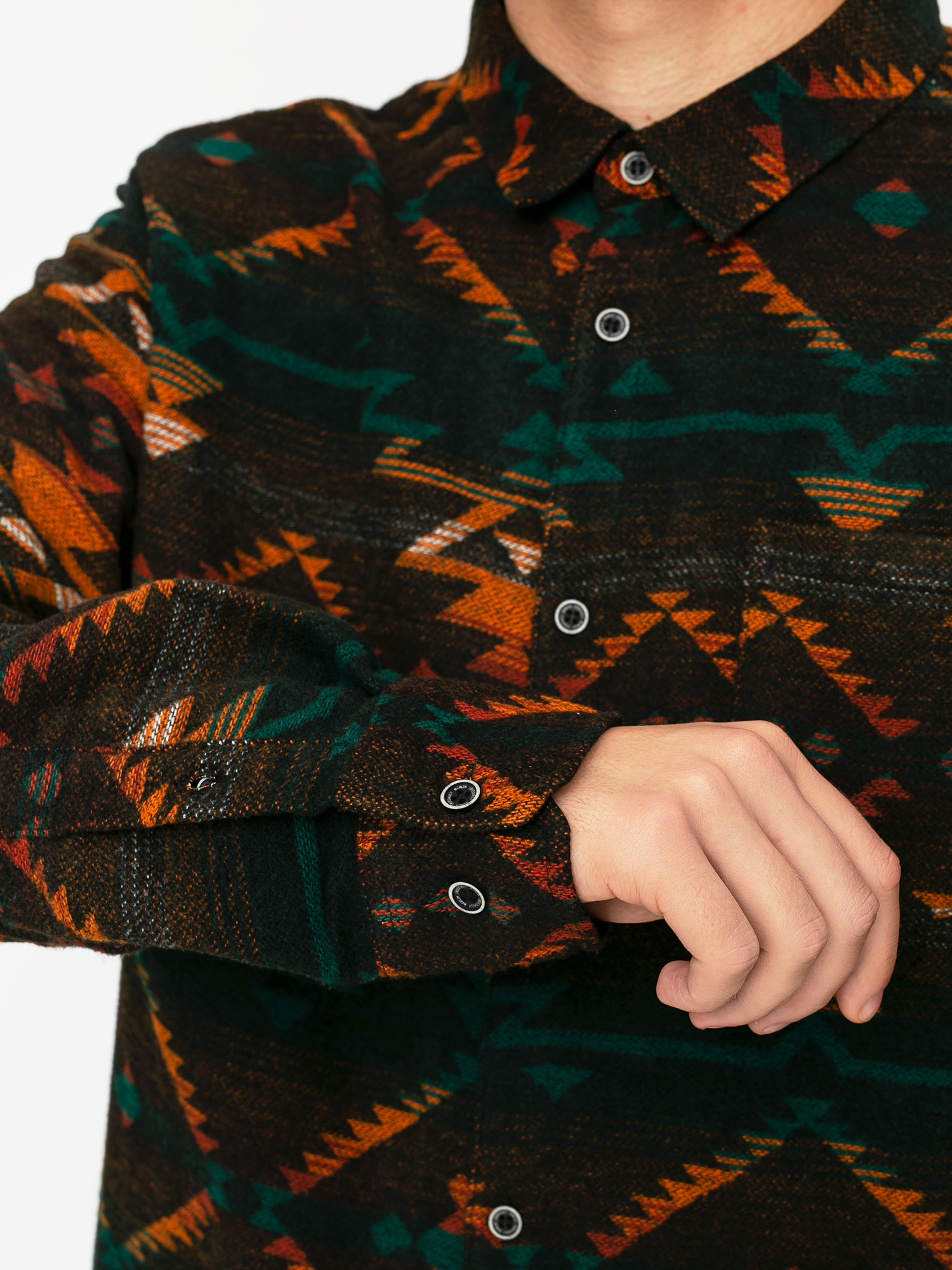 Košeľa Iriedaily Santania (petrol red)