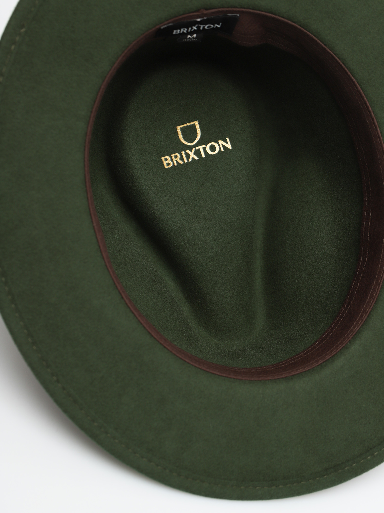 Klobúk Brixton Messer Fedora (moss)