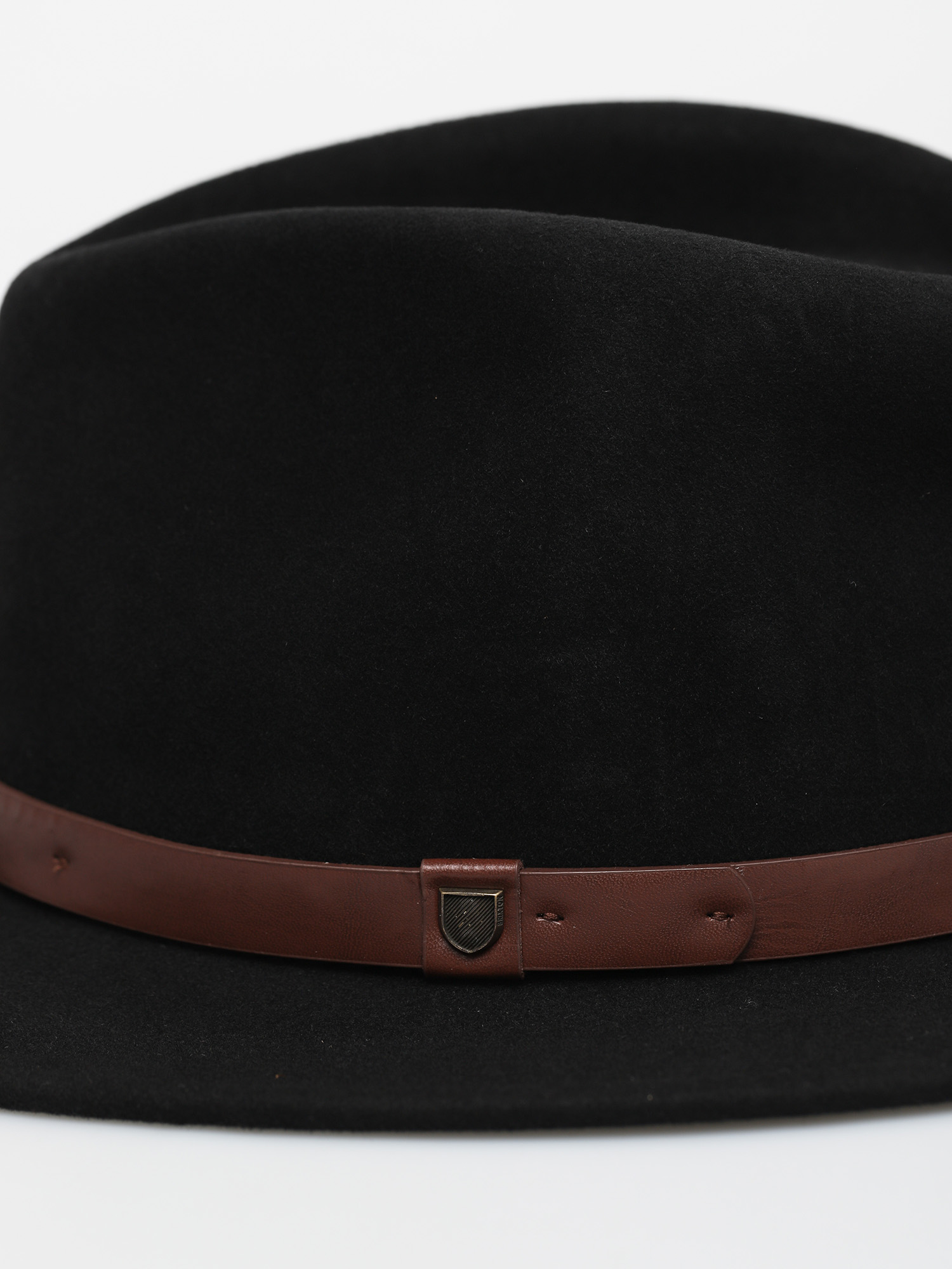 Klobúk Brixton Messer Fedora (black)