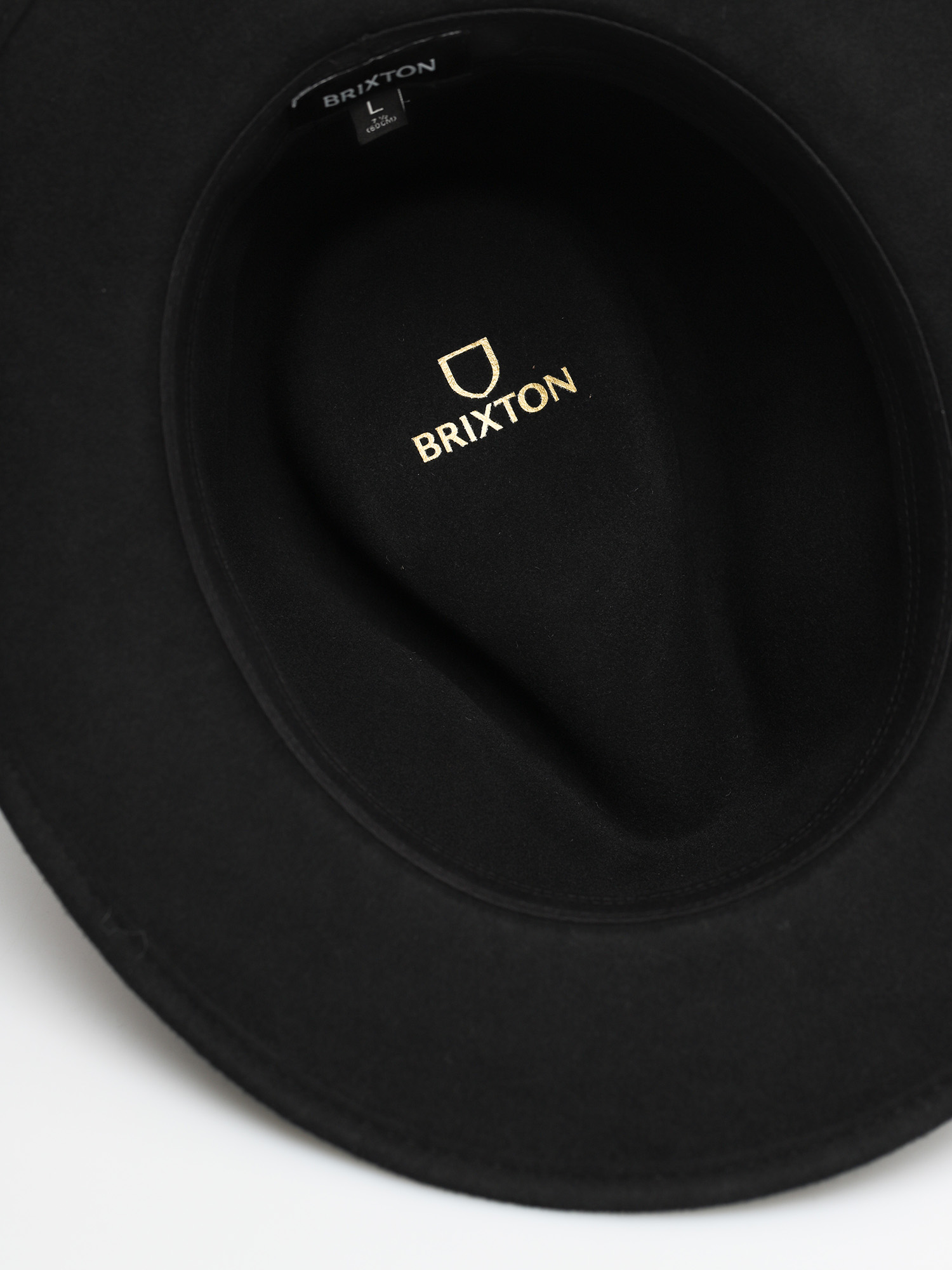 Klobúk Brixton Messer Fedora (black)