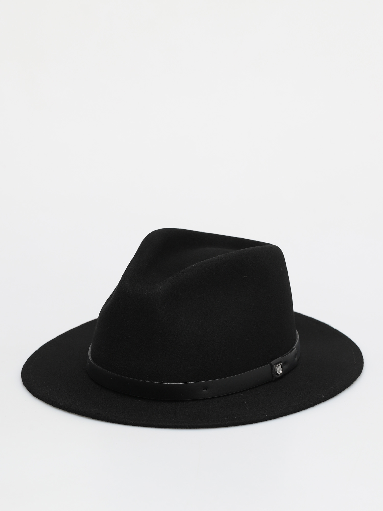 Klobúk Brixton Messer Fedora (black/black)