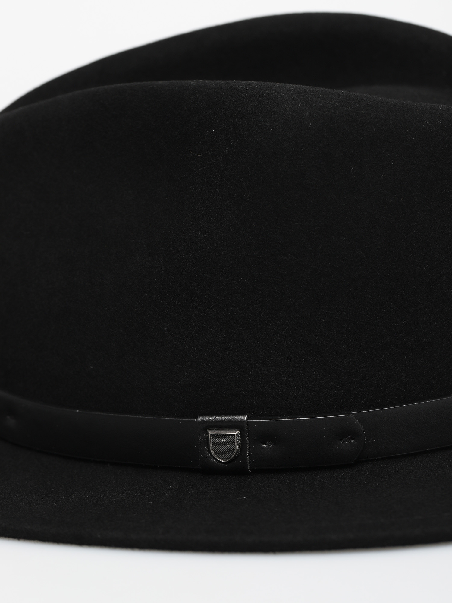 Klobúk Brixton Messer Fedora (black/black)