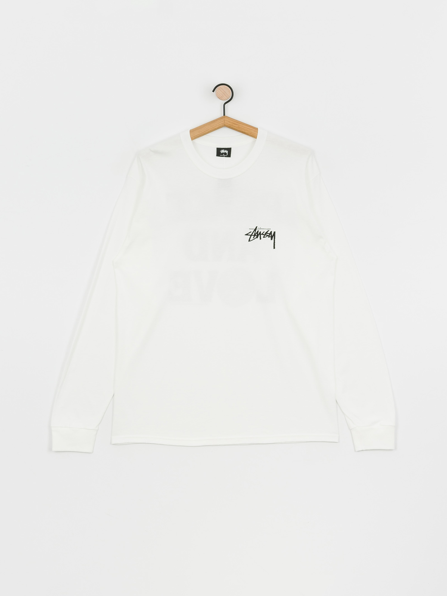 Triko Stussy Peace & Love (white)