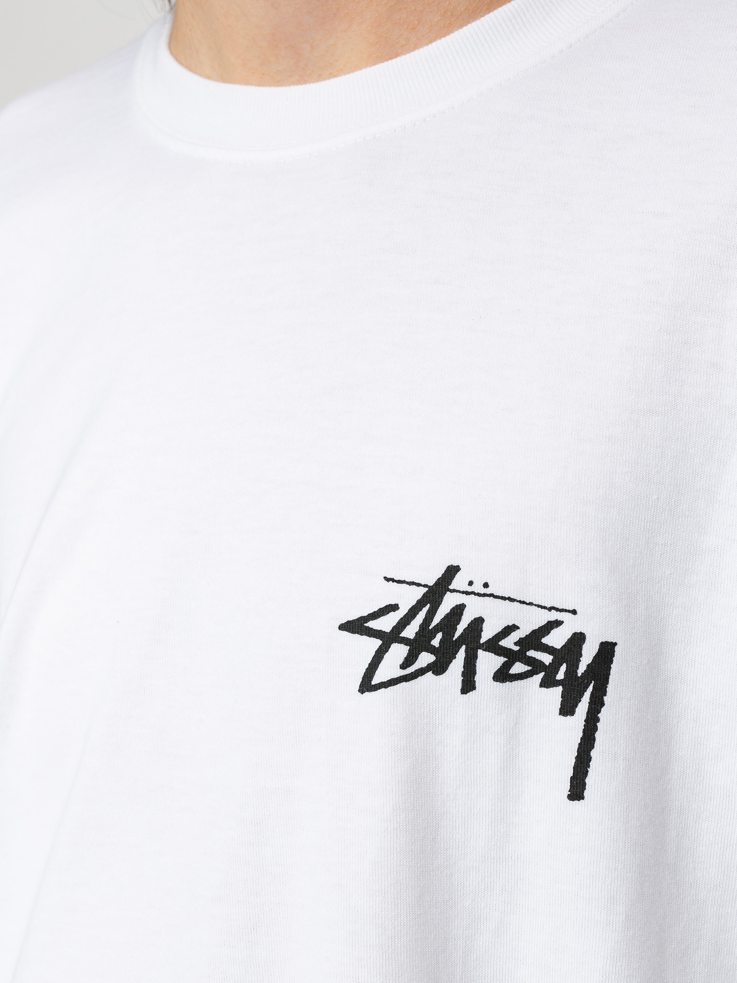 Triko Stussy Peace & Love (white)