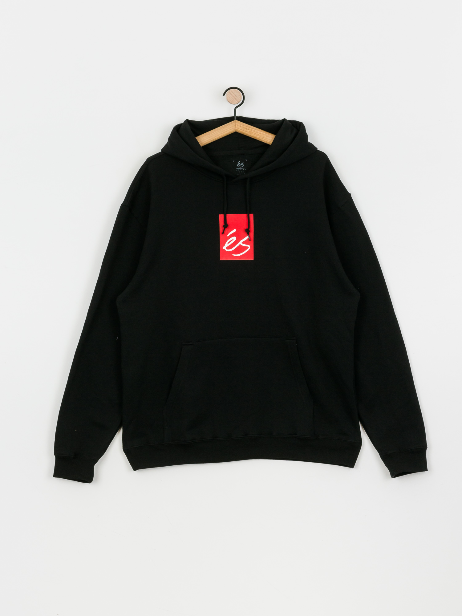 Mikina s kapucňou eS Main Block HD (black)
