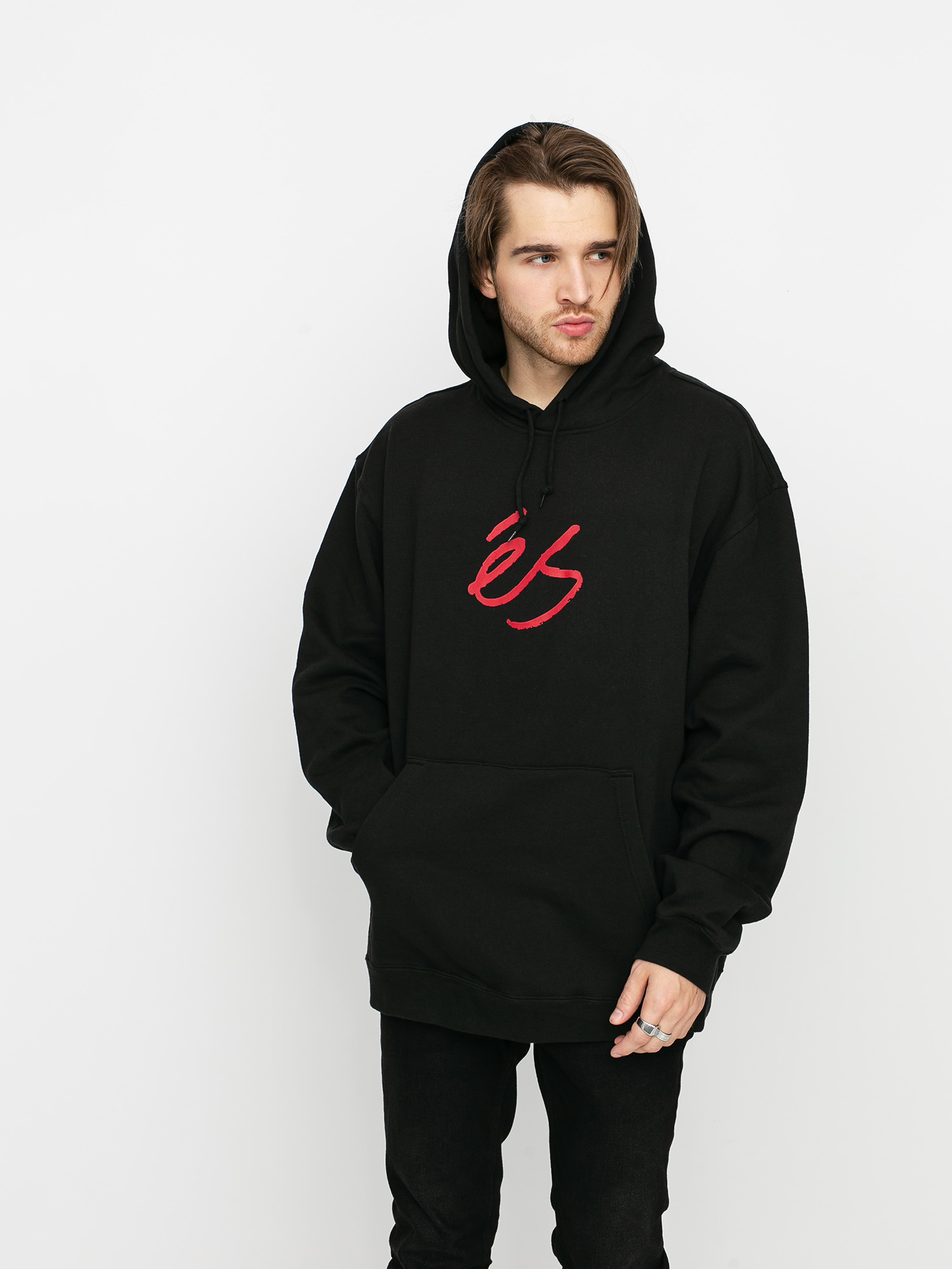 Mikina s kapucu0148ou eS Script HD (black)