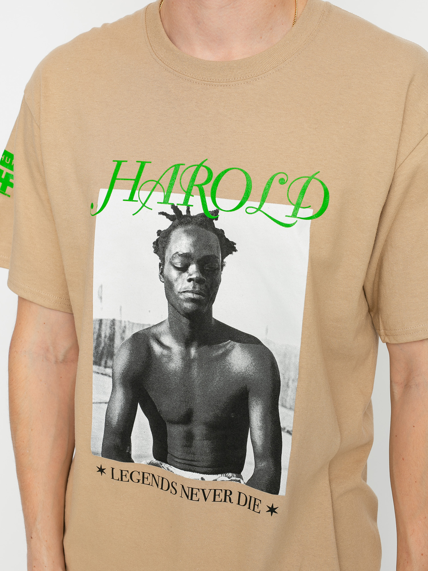 Tričko HUF X Harold Legend (sand)