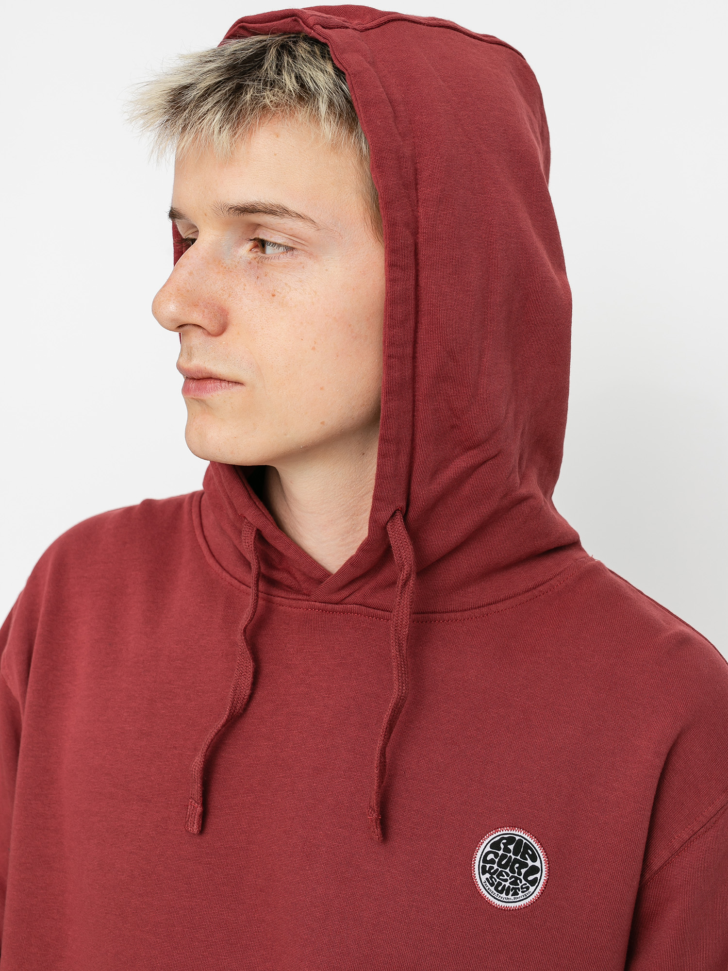 Mikina s kapucňou Rip Curl Original Surfers HD (washed red)