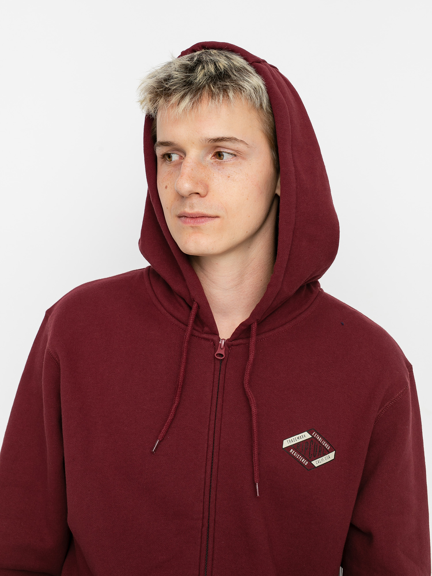 Mikina s kapucňou Rip Curl D'Ams HD (maroon)