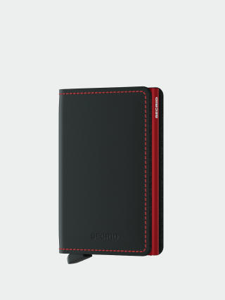 Peňaženka Secrid Slimwallet (matte black/red)