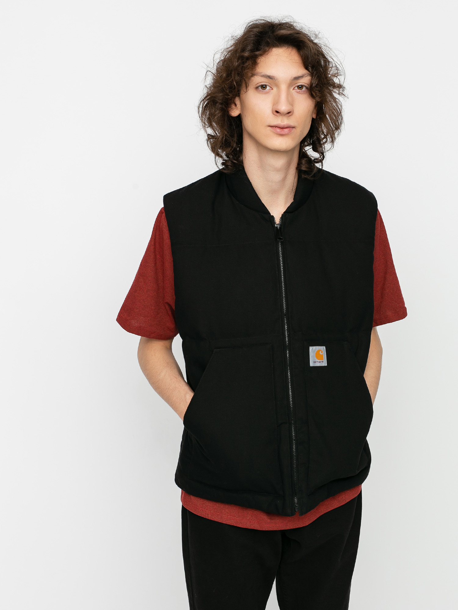 Bunda Carhartt WIP Brooke Vest (black)