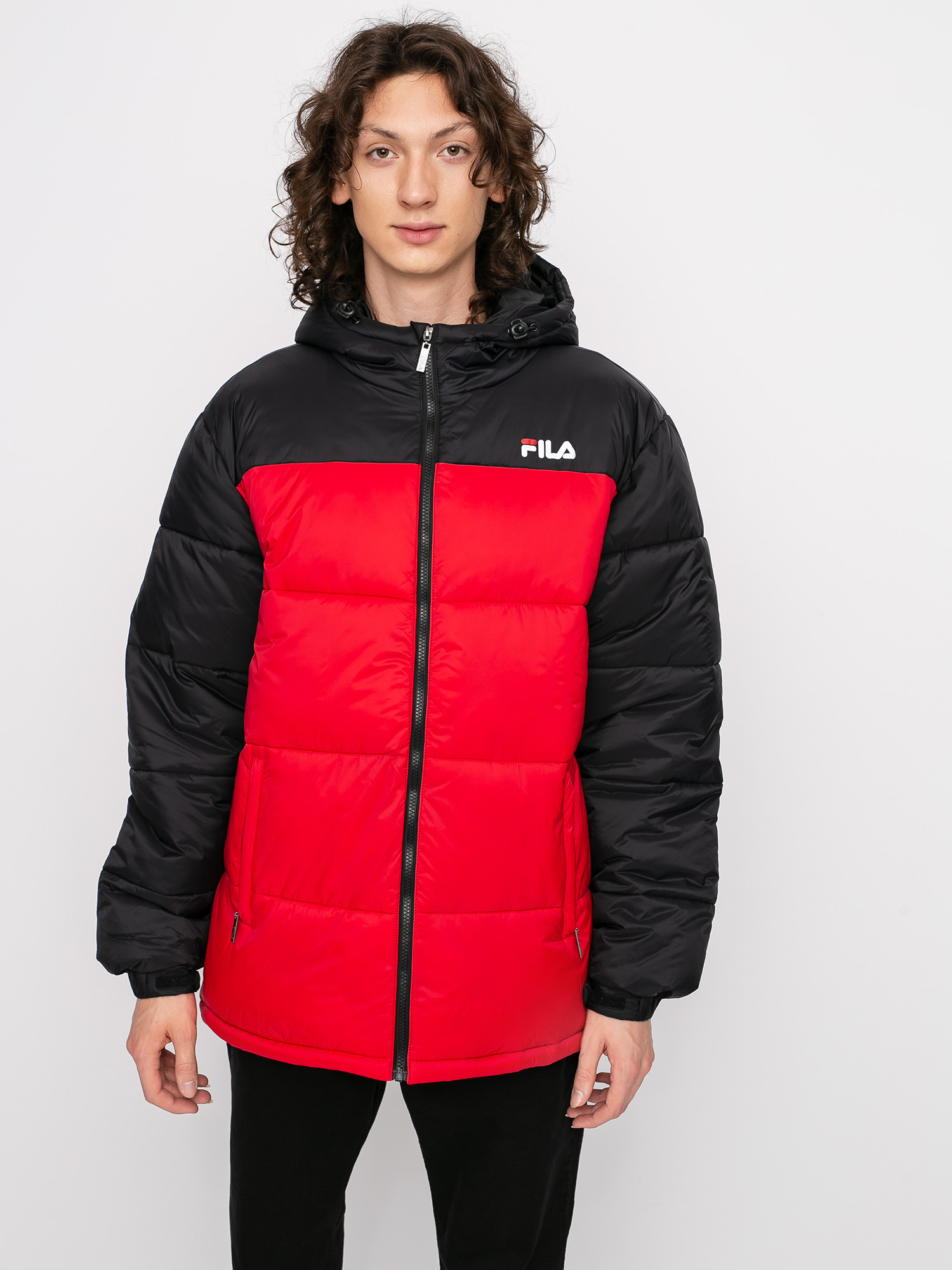 Bunda Fila Scooter (black/true red)