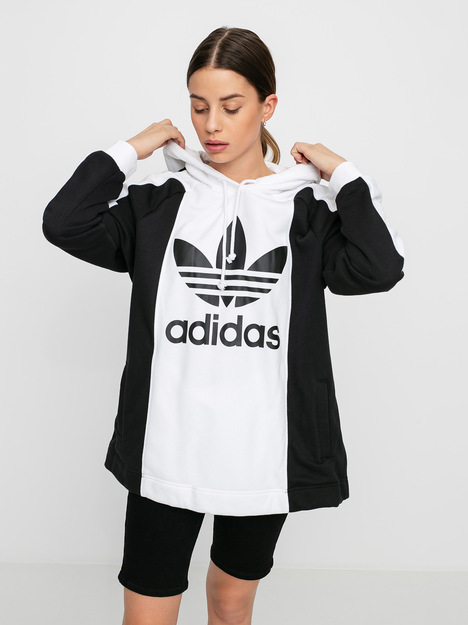 Mikina adidas Originals Hoodie Wmn (white/black)
