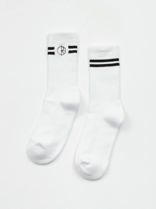 Ponožky Polar Skate Stroke Logo (white)
