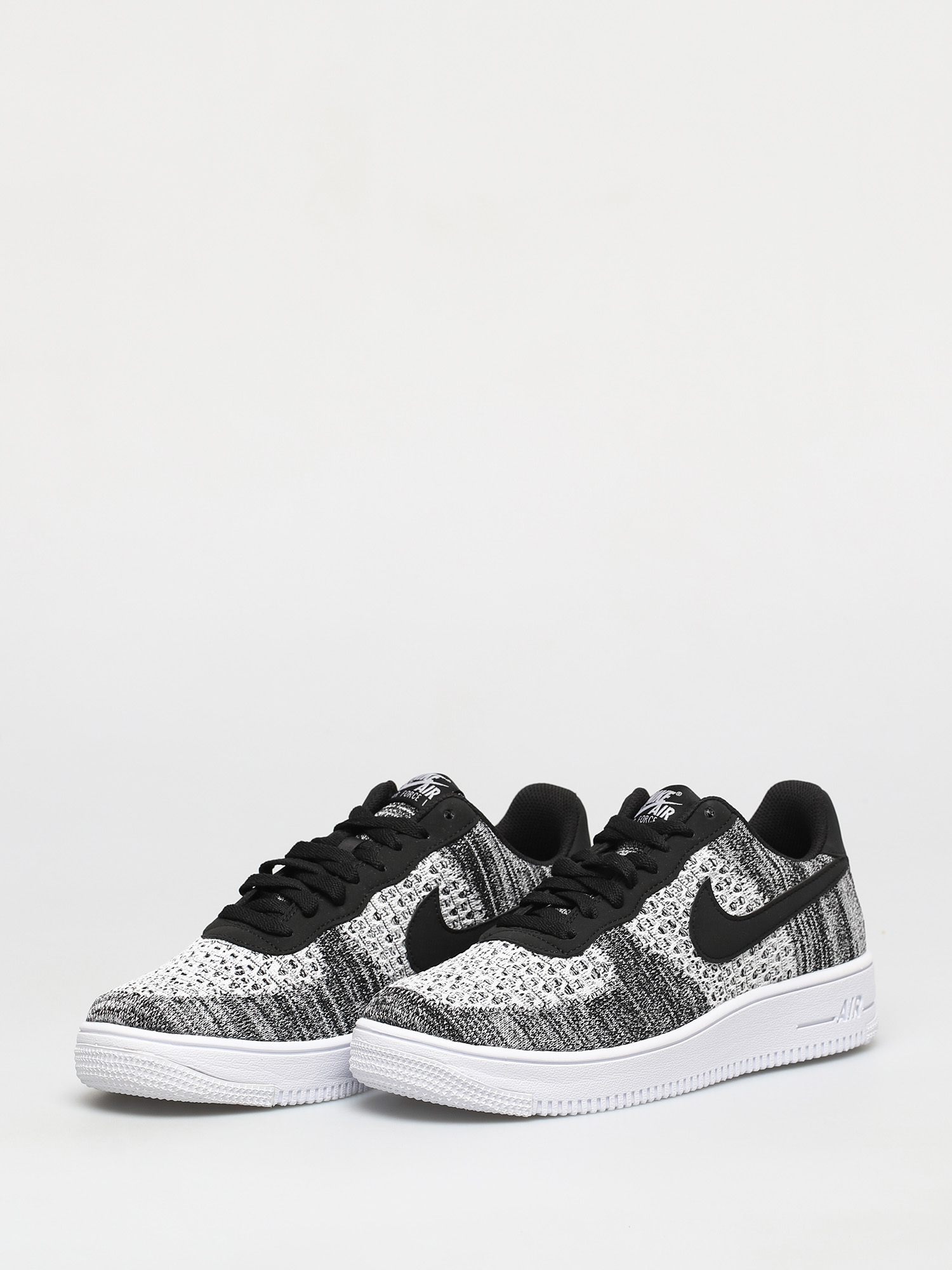 Topánky Nike Af1 Flyknit Low (black/pure platinum black white)