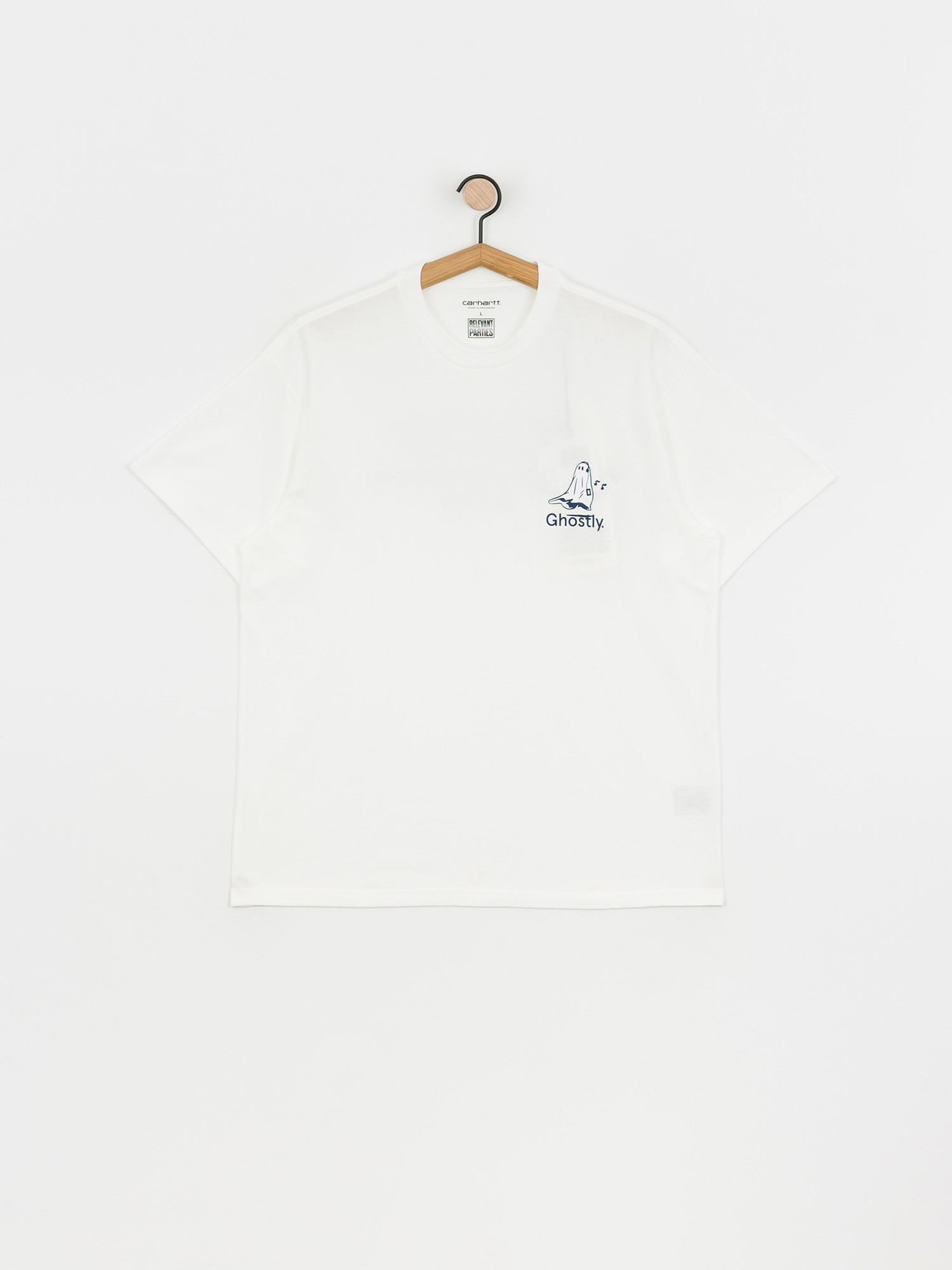 Tričko Carhartt WIP X Relevant Parties Ghostly (white)