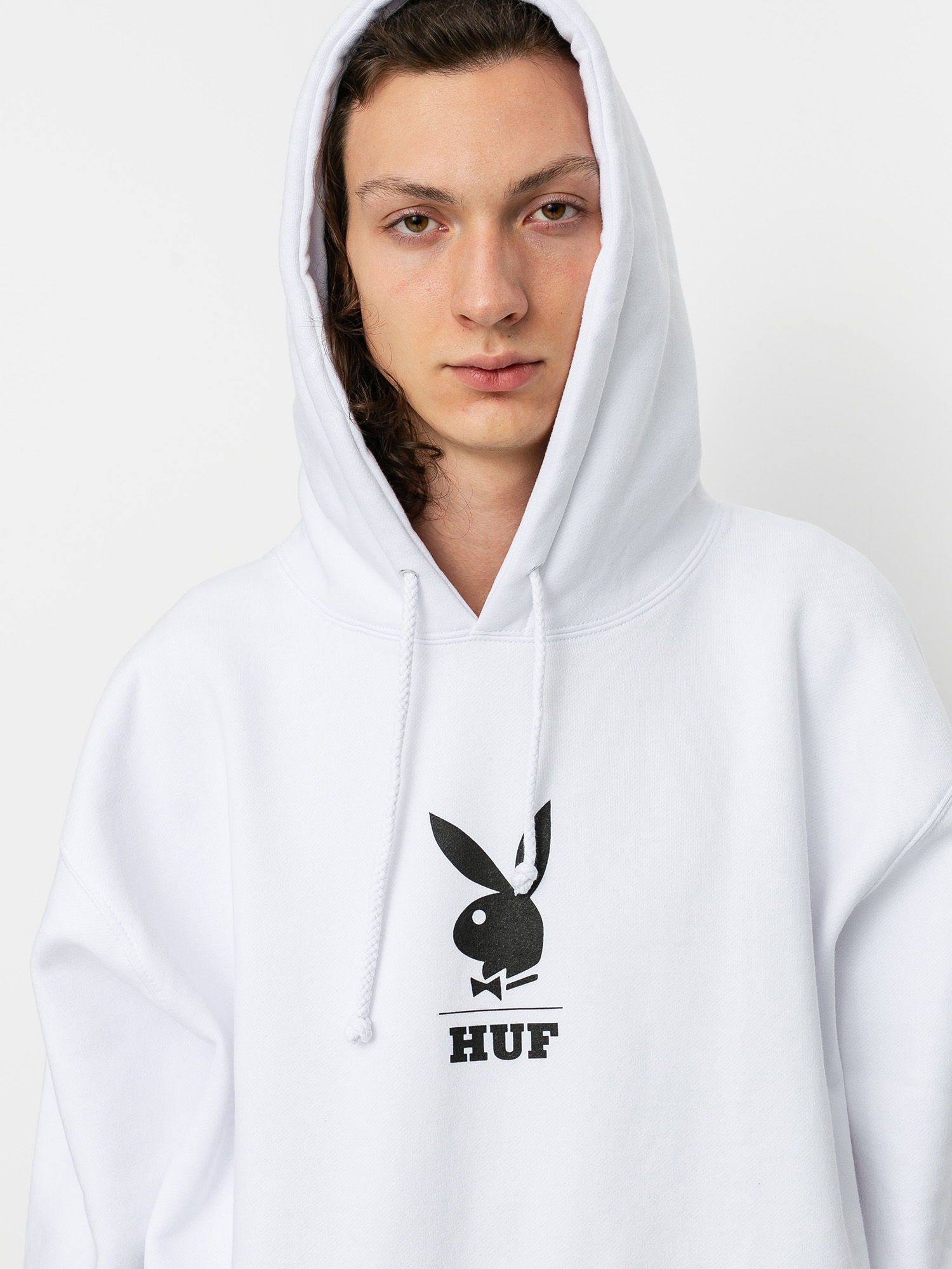 Mikina s kapucňou HUF X Playboy May88 Cover HD (white)
