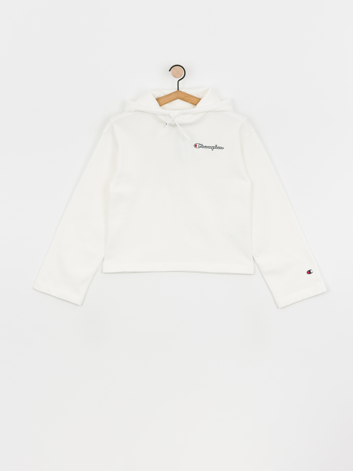 Mikina s kapucňou Champion Sweatshirt HD 113186 Wmn (wht)