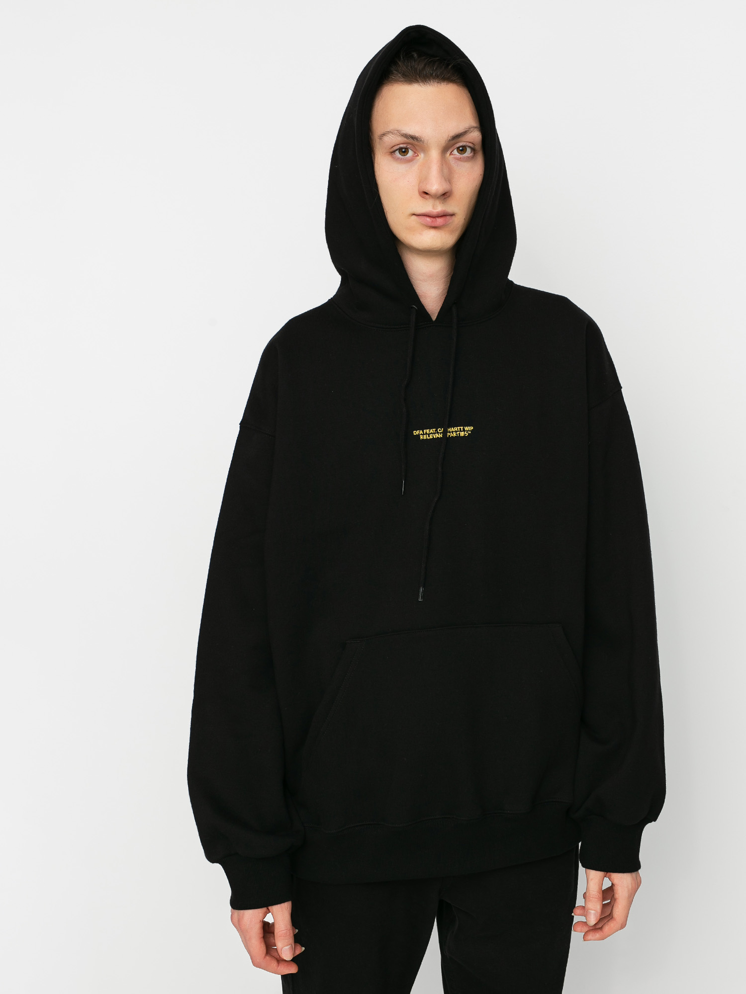 Mikina s kapucňou Carhartt WIP X Relevant Parties DFA HD (black)