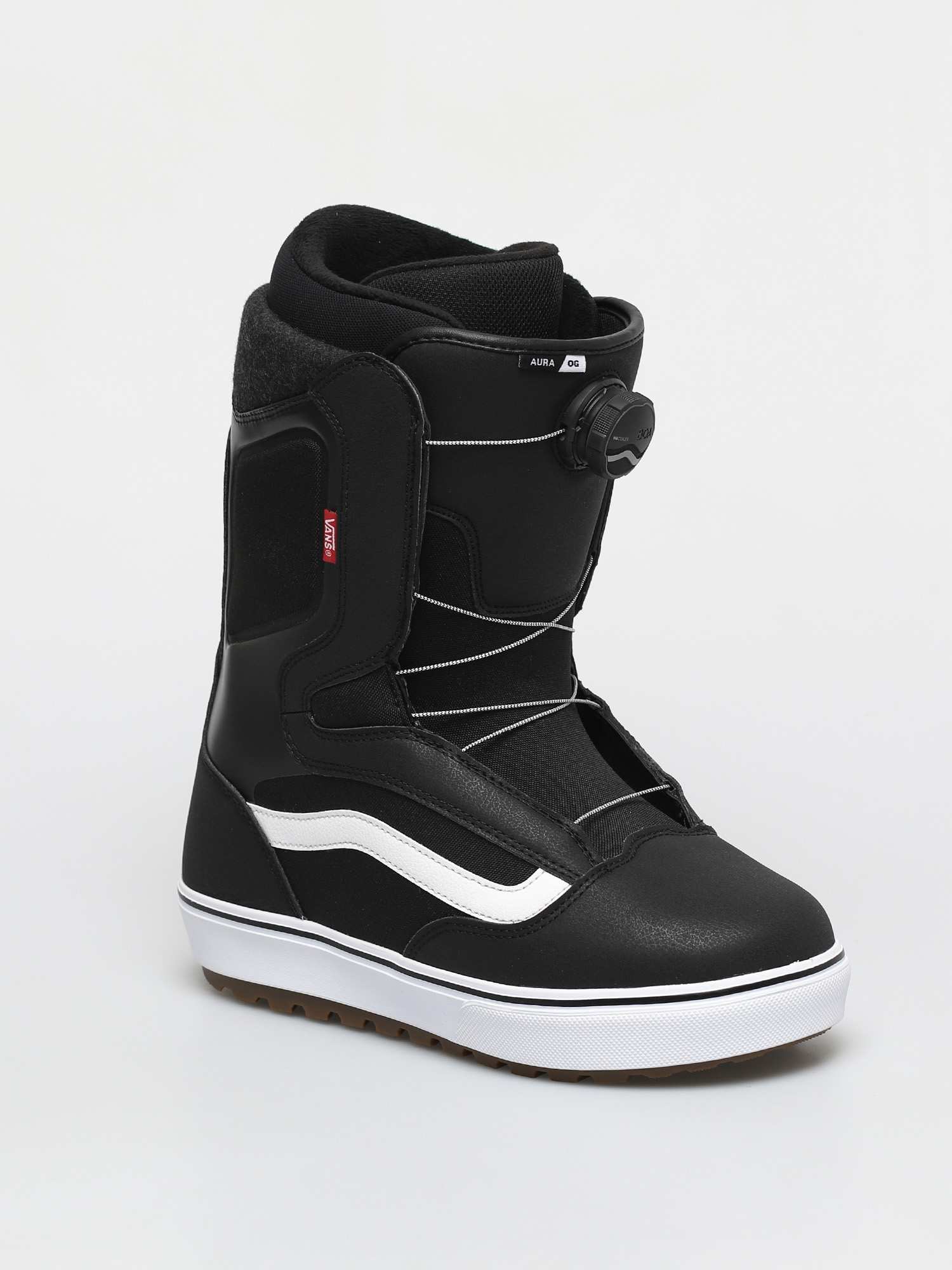 Pánske Obuv na snowboard Vans Aura Og (black/white)